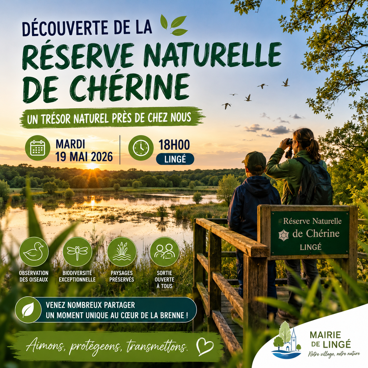 🌿 Et si vous redécouvriez la Brenne au coucher du jour ?