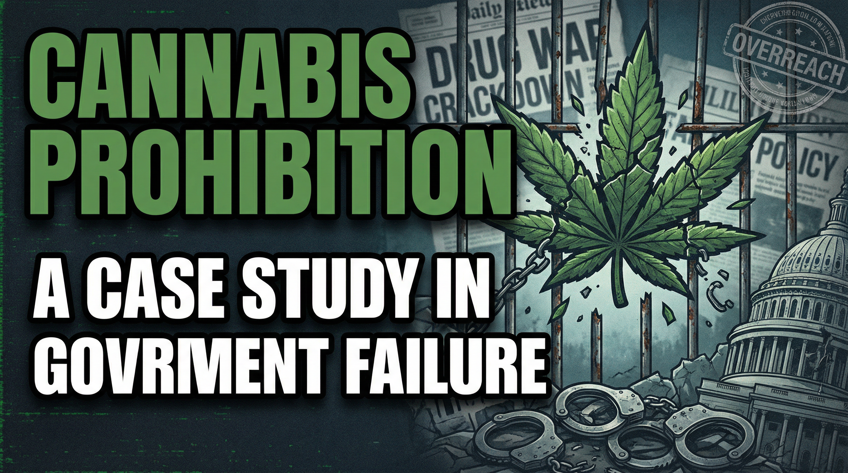 Cannabis Prohibition: A Case Study in Government Failure