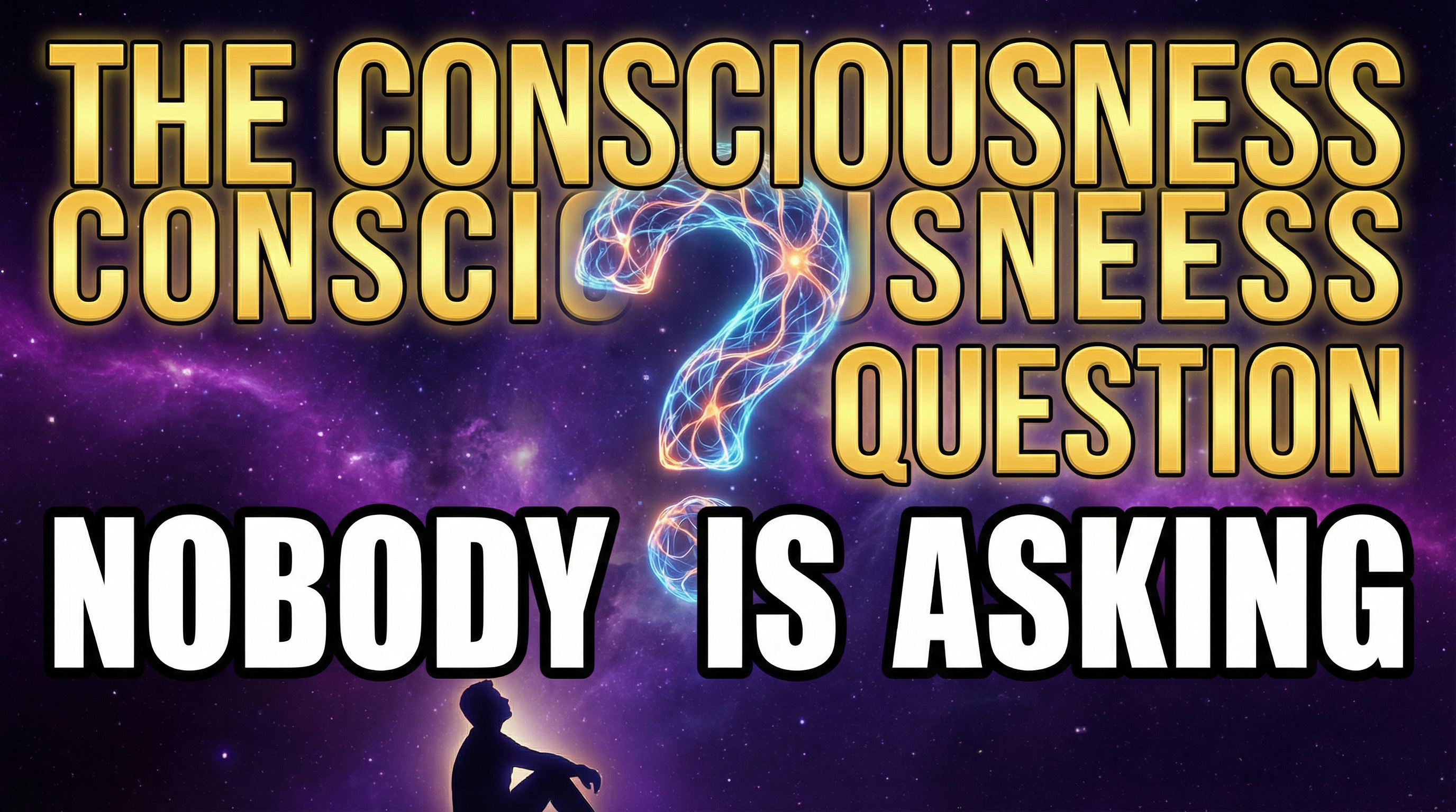 The Consciousness Question Nobody's Asking