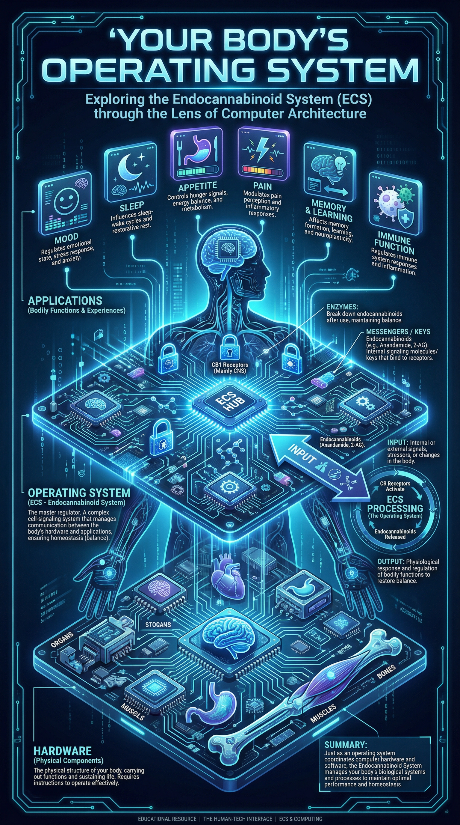 Infographic for Your Body's Operating System