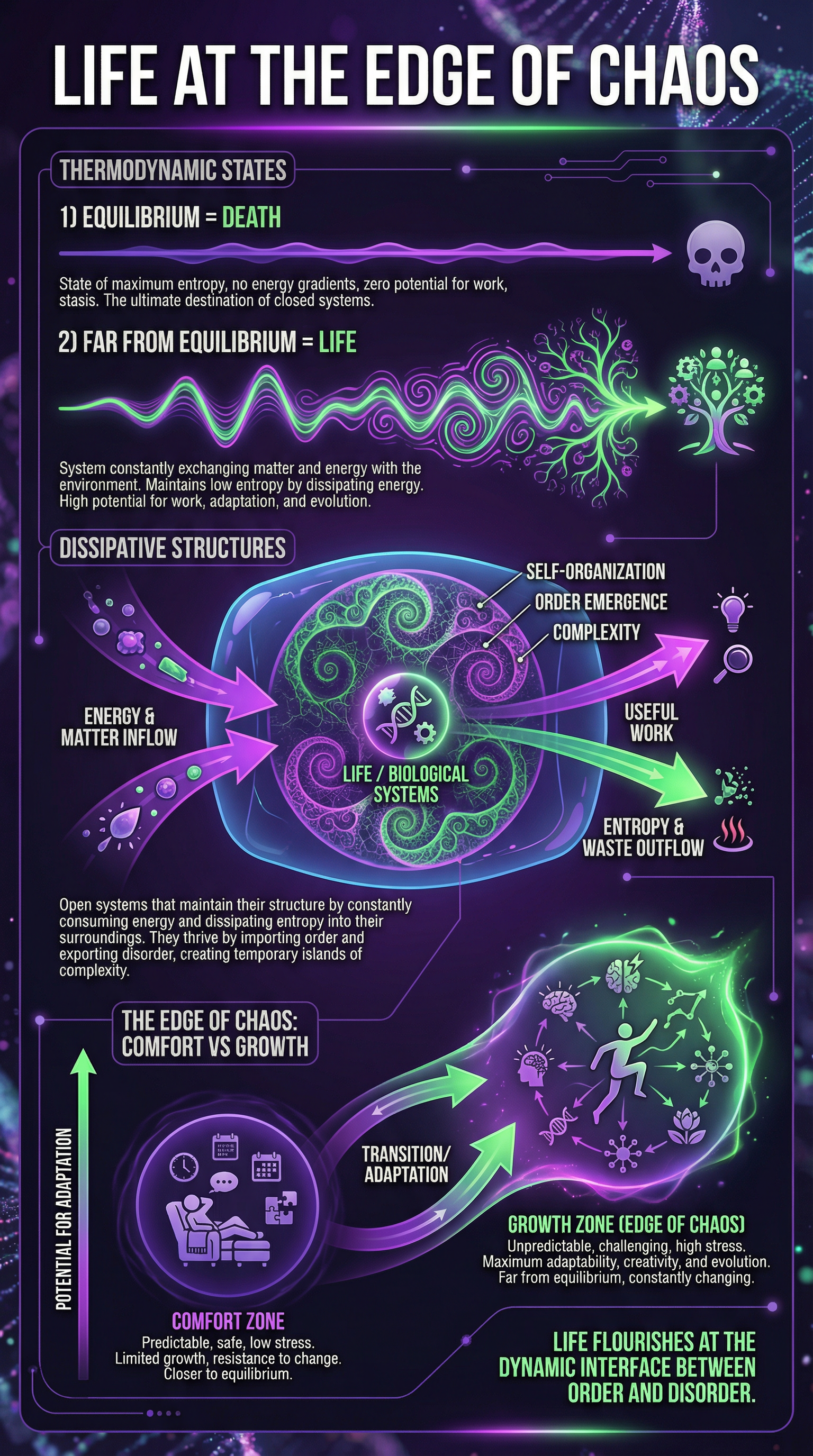Infographic for Chaos is Where Life Happens