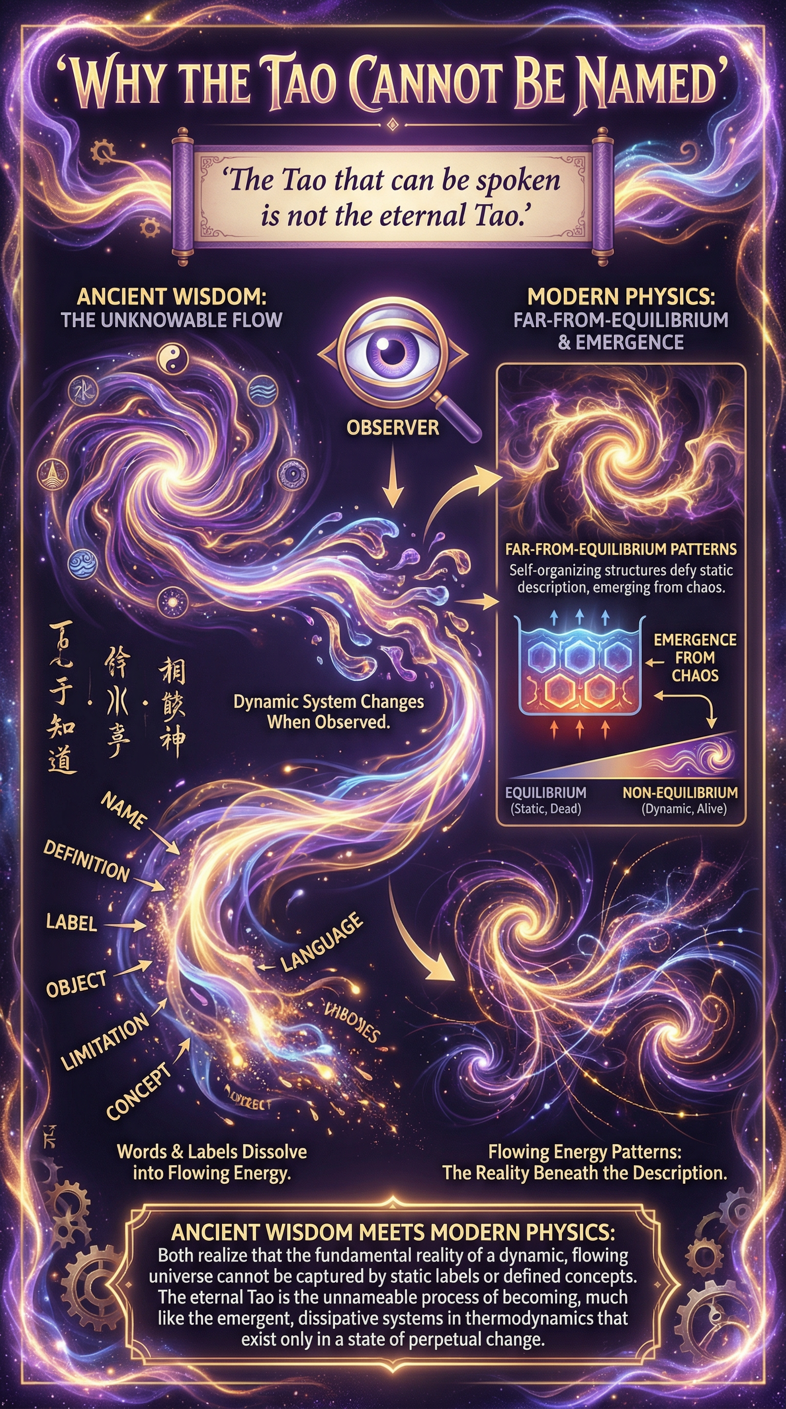 Infographic for Why the Tao Can't Be Named