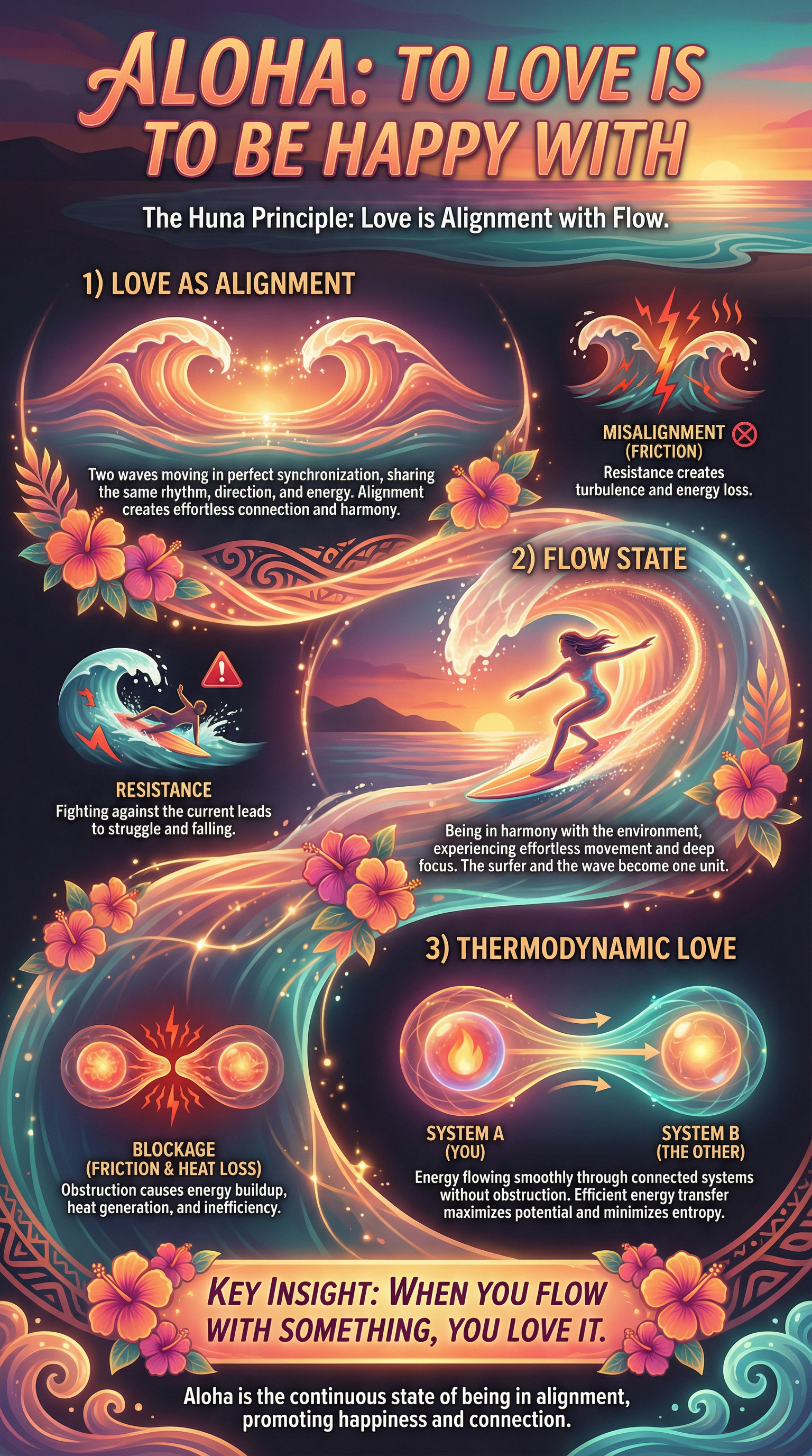 Infographic for ALOHA: To Love is to Be Happy With