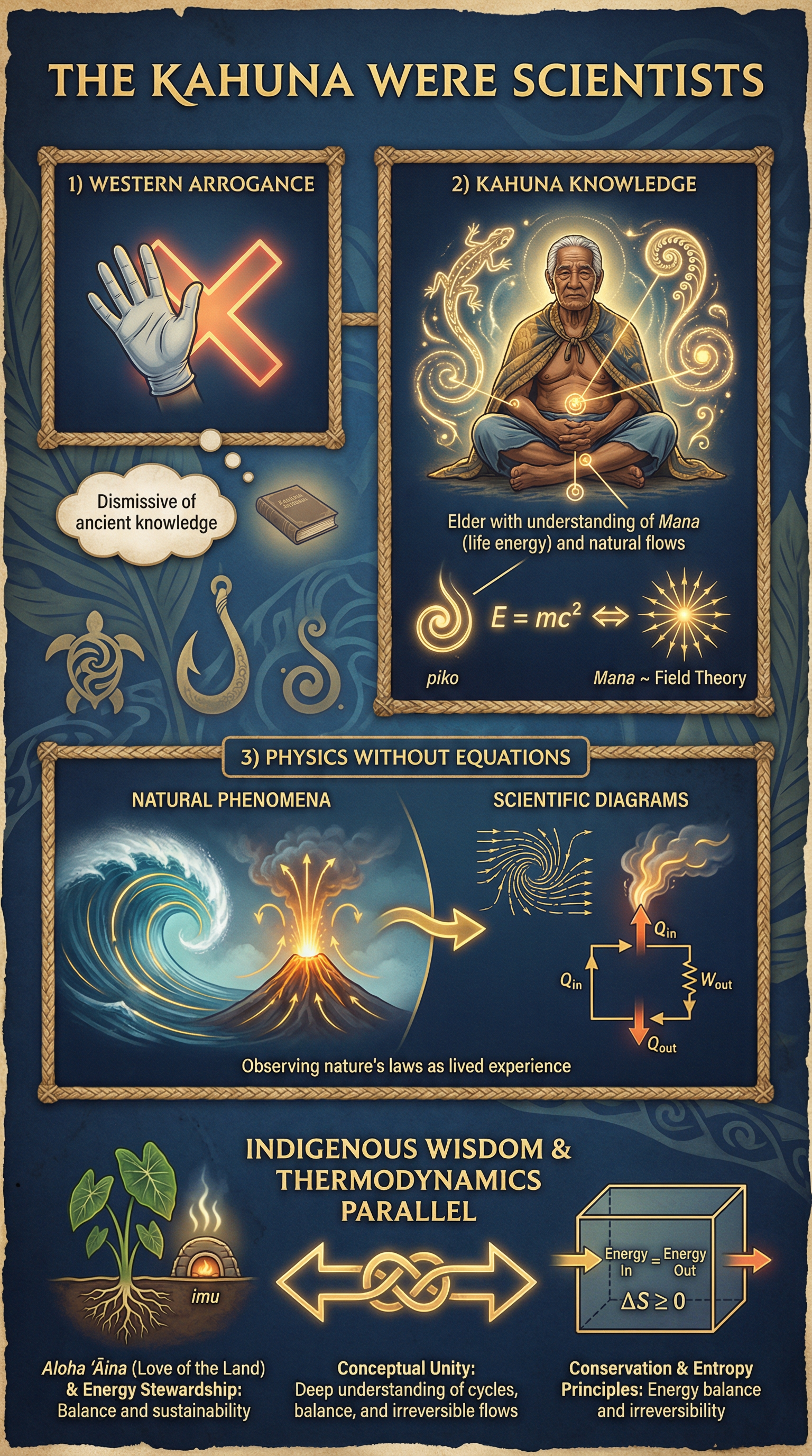 Infographic for The Kahuna Were Scientists