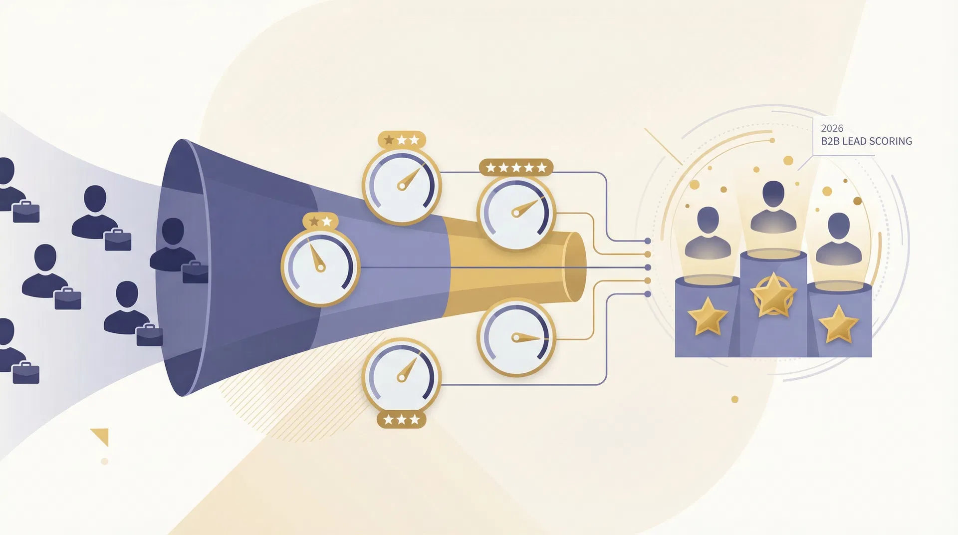 Lead scoring en HubSpot: cómo calificar leads automáticamente en 2026