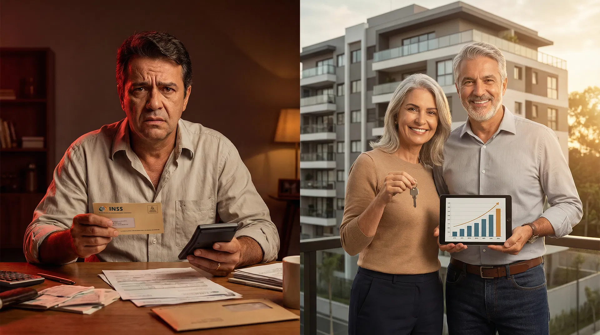 Aposentadoria Imobiliária vs. INSS: Por Que R$ 337/mês Constroem Mais do Que 35 Anos de Contribuição