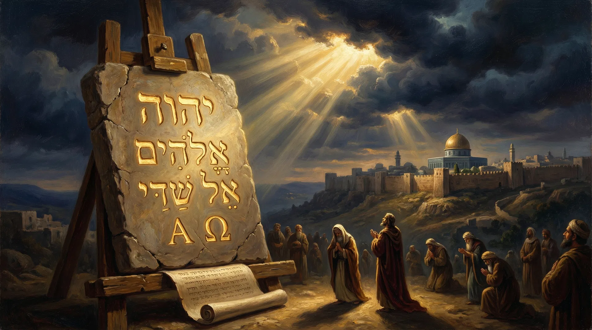 The Names of God — Hebrew, Greek, and Aramaic Roots, Origins, and Scripture References