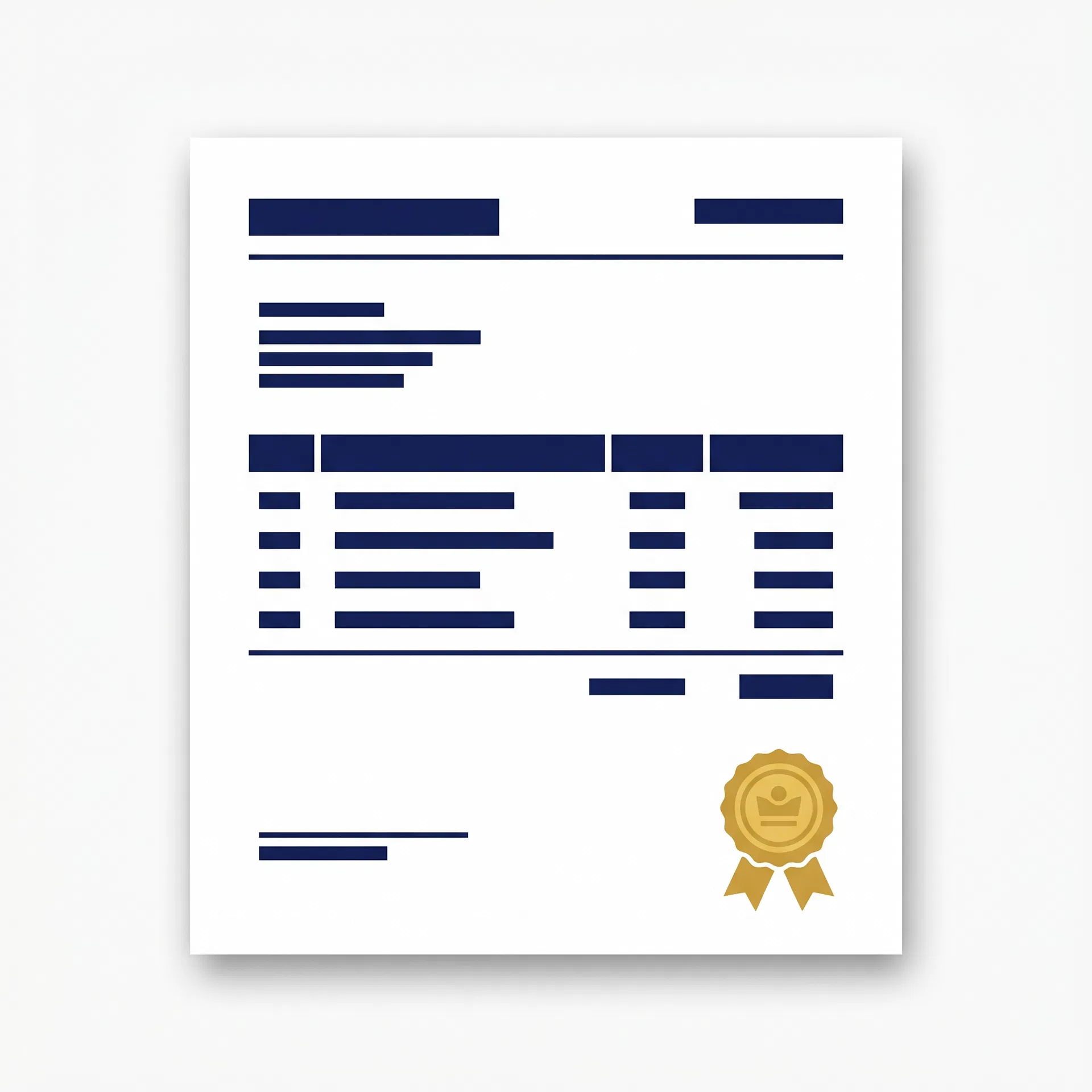 Professional Invoices in Seconds