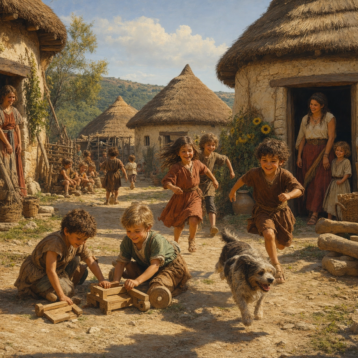 Enfants Gaulois en Jeu