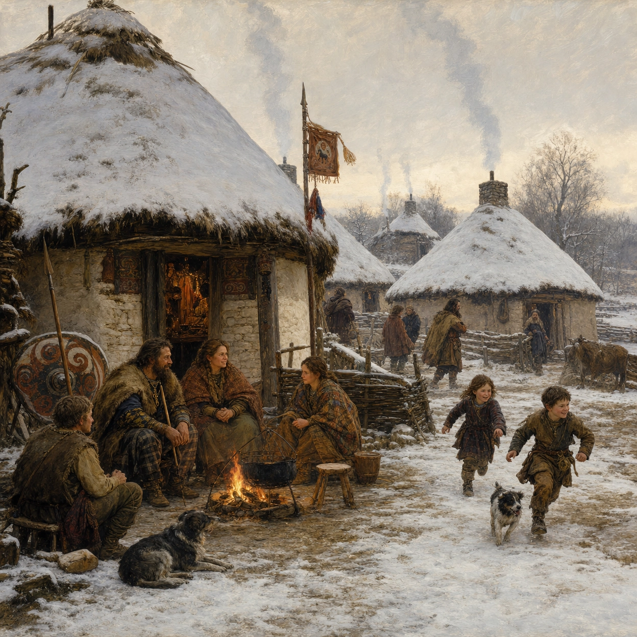 Le Village en Hiver