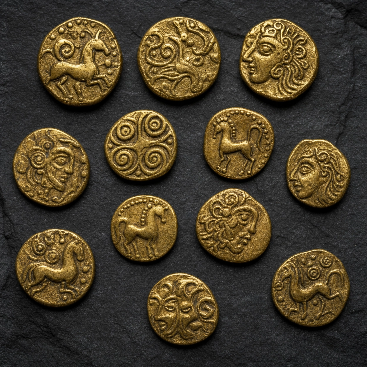 Les Monnaies d'Or Gauloises