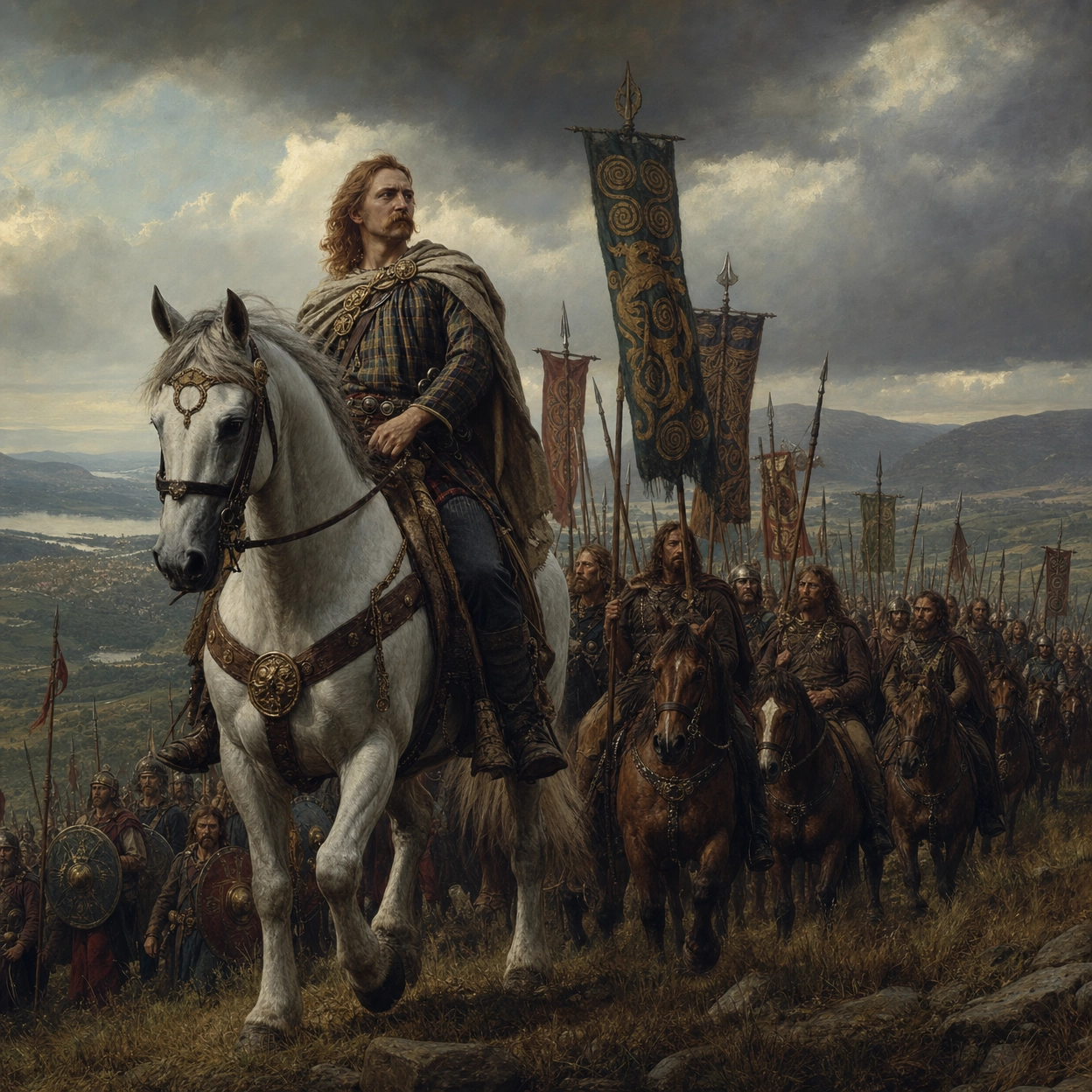 Vercingétorix à Cheval
