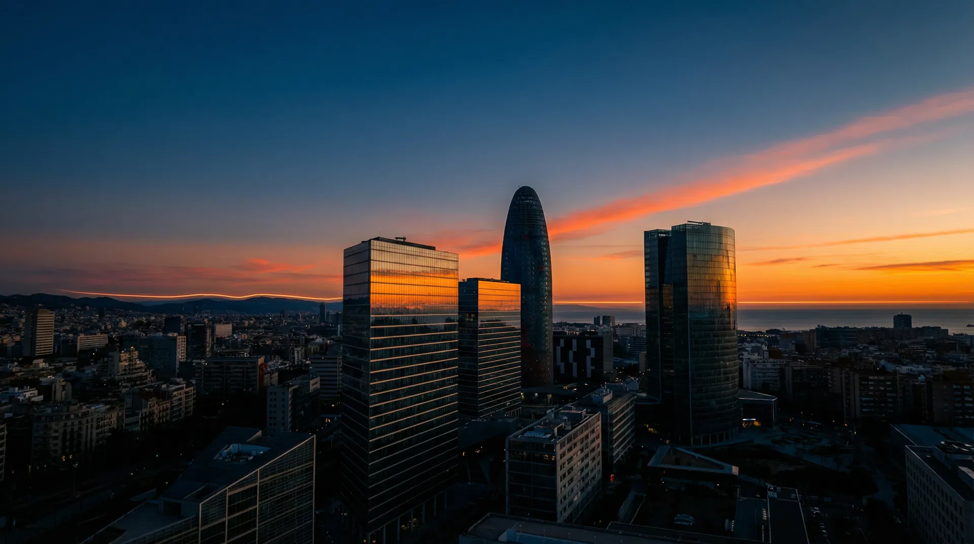 Barcelona skyline — SETESCA