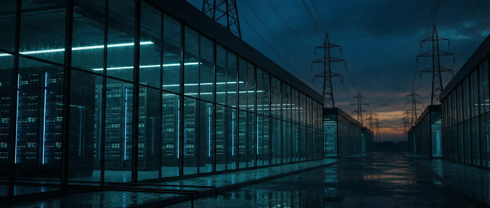 Data center y torres eléctricas
