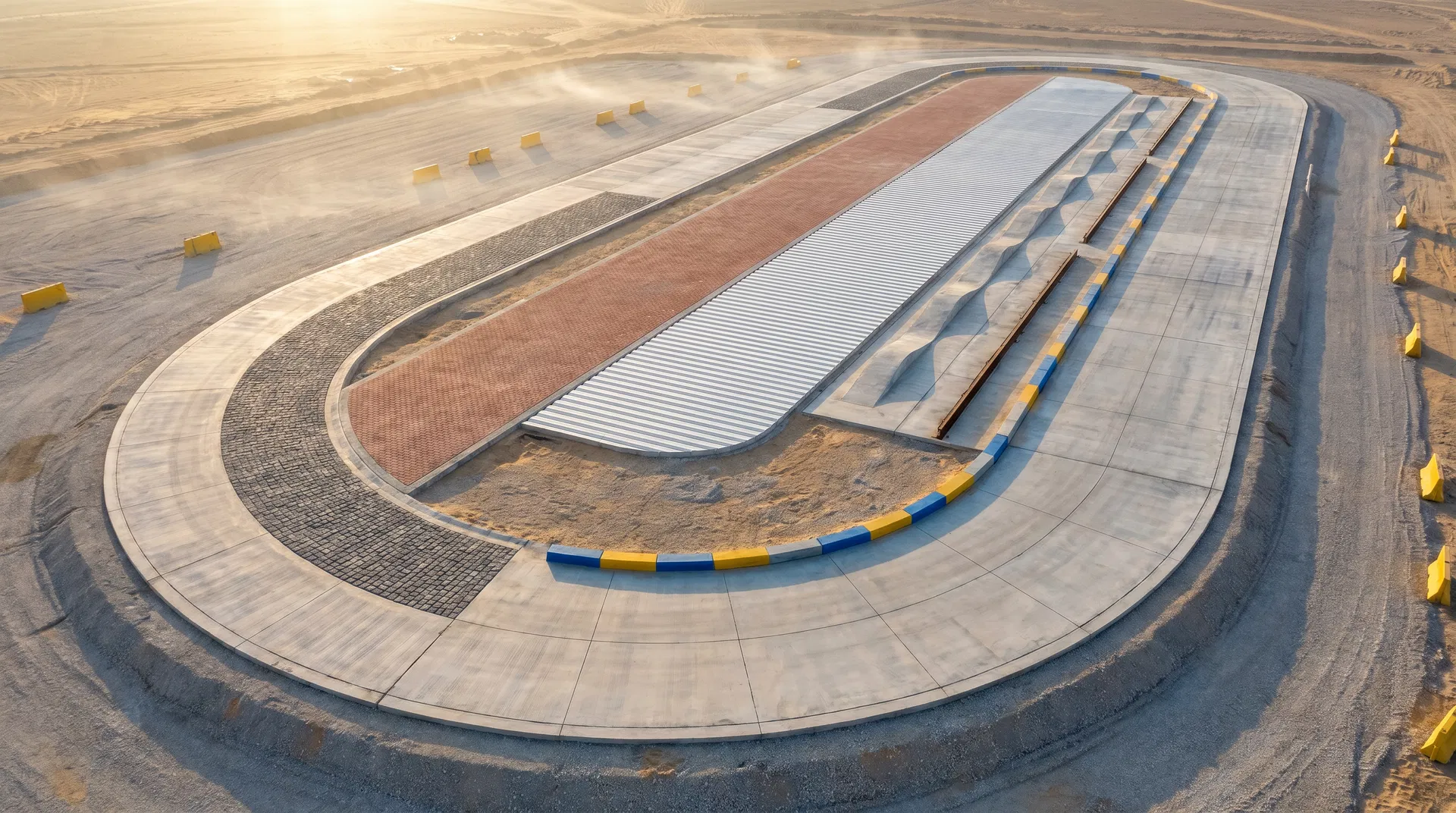 Aerial view of LUCID Validation Track