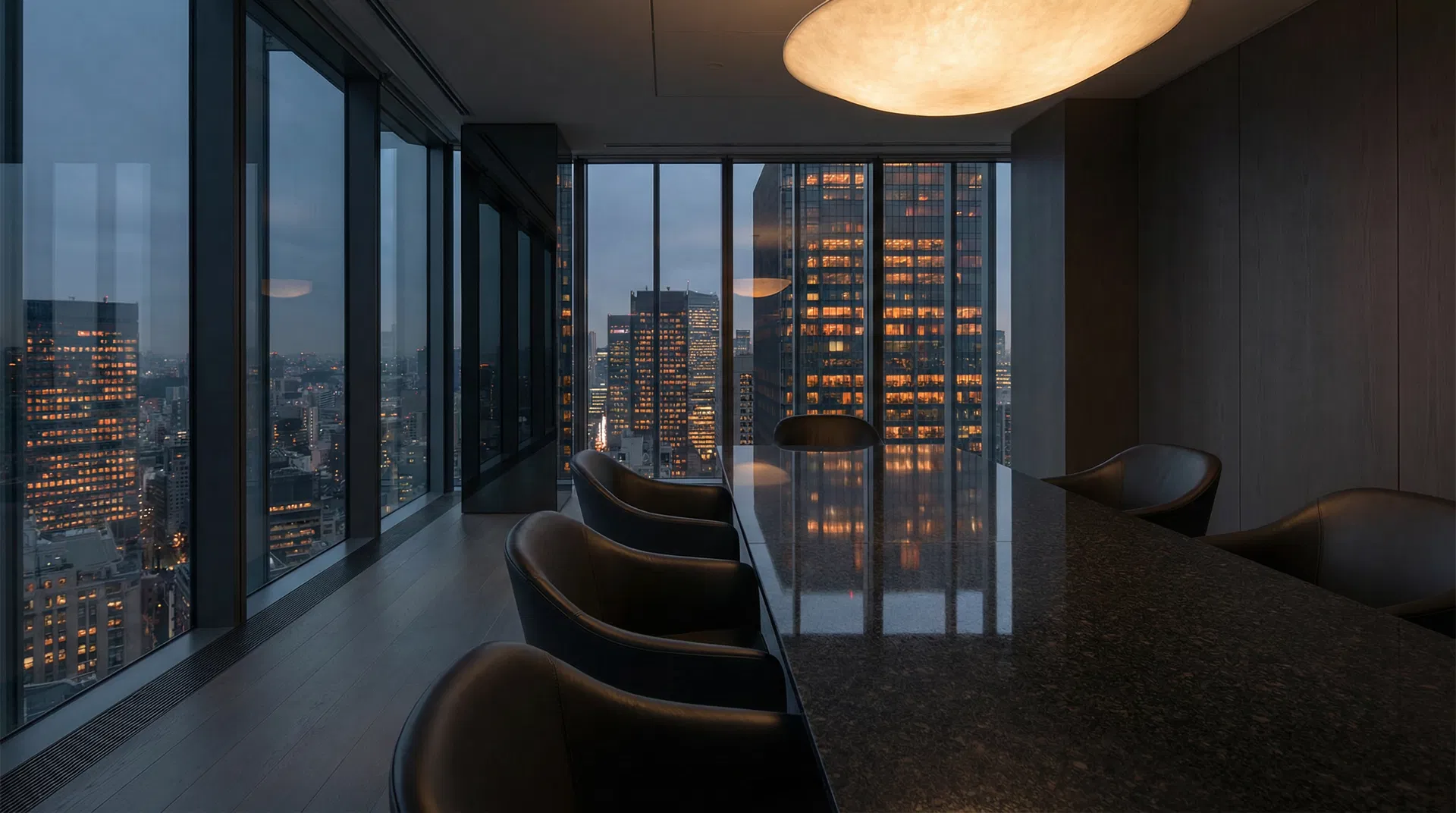 Executive boardroom — AI governance risk assessment for private equity