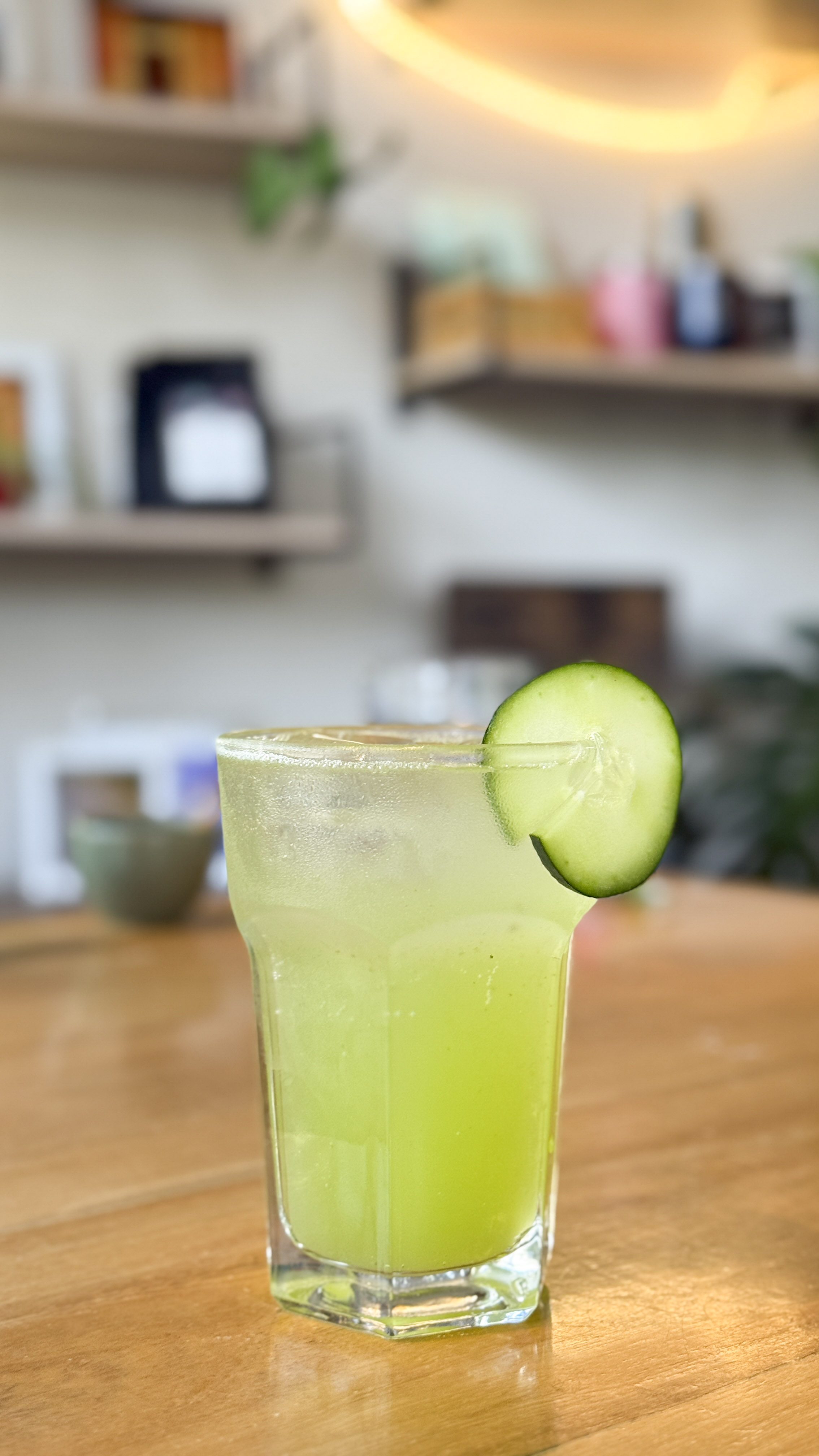 Limonada de Hierbabuena con Pepino