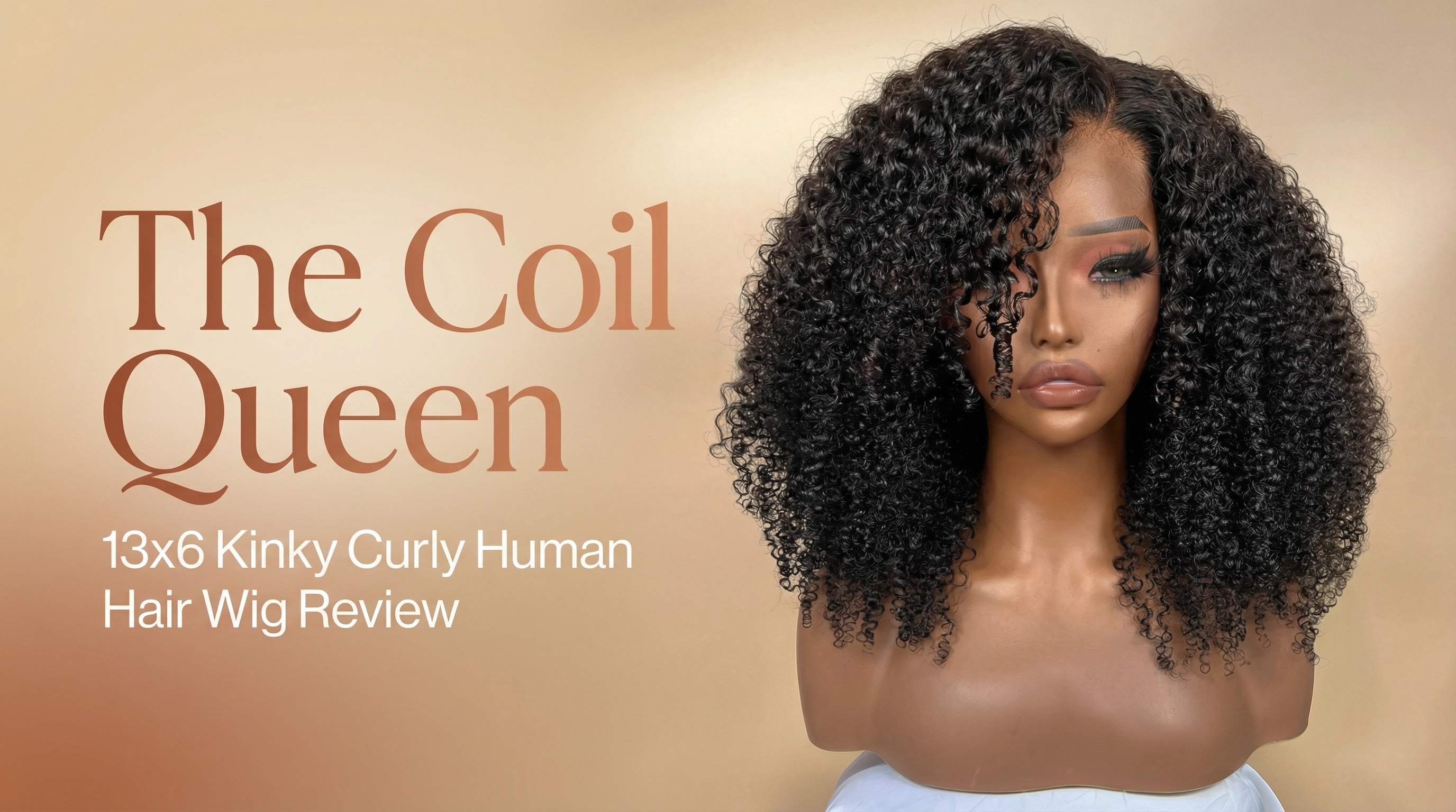 The Coil Queen: A 13x6 Kinky Curly Wig That Actually Gets 4B and 4C Hair
