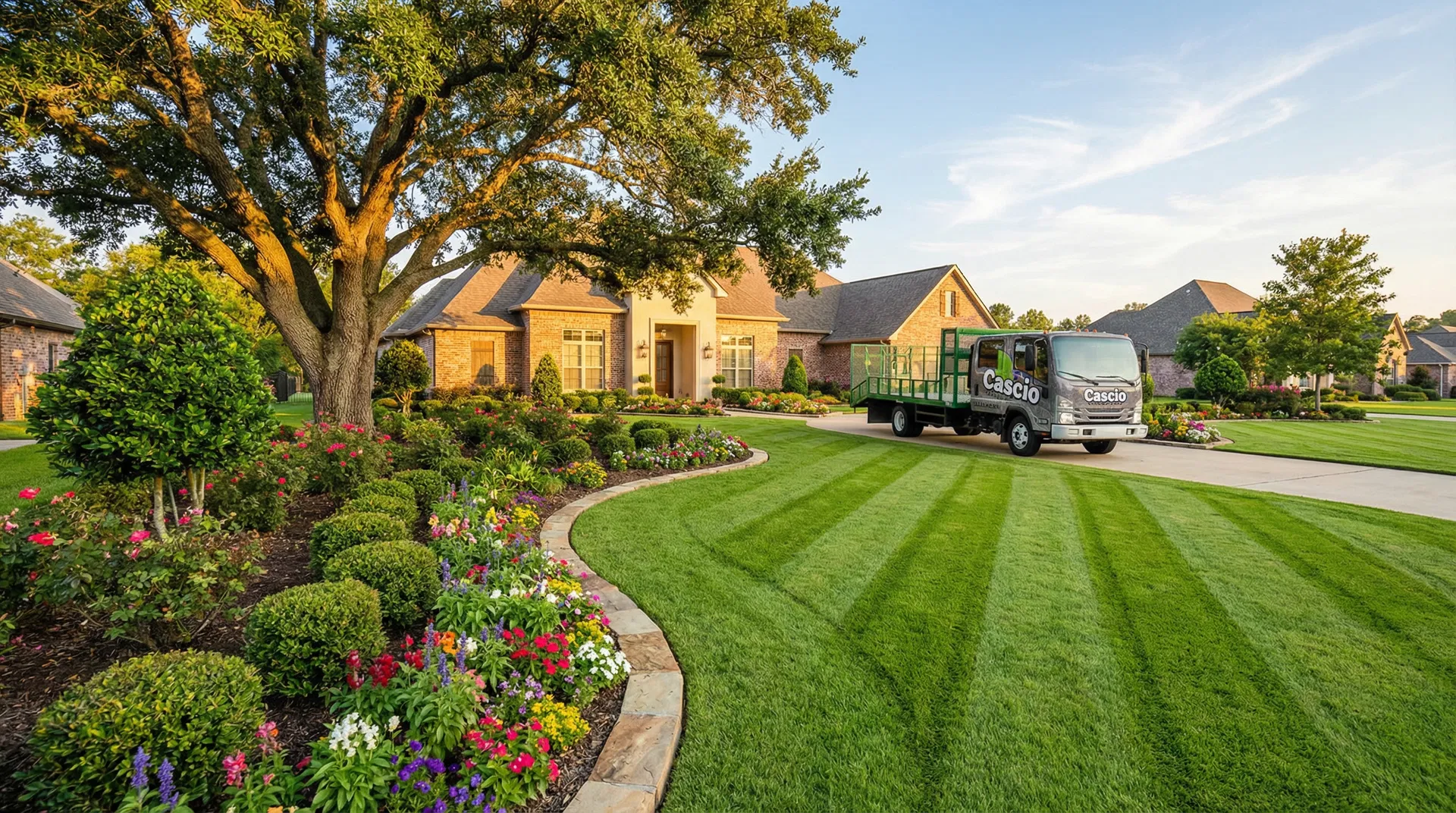 Beautiful landscaped property in Shreveport, LA