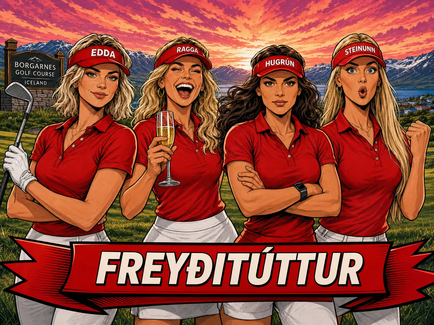 Freyðitúttur — lið