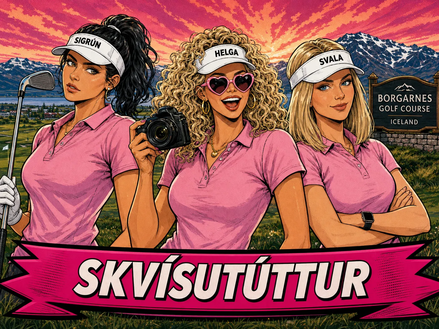 Skvísutúttur — lið