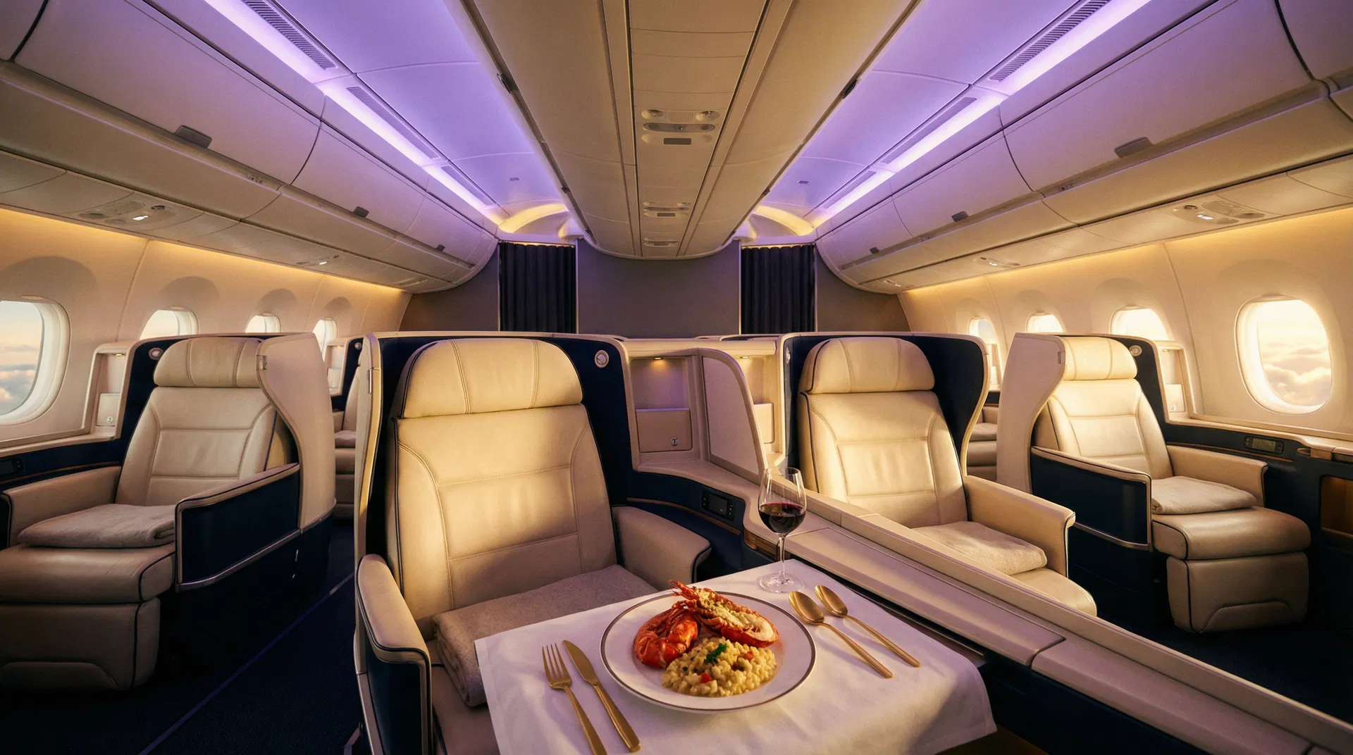 Business class cabin