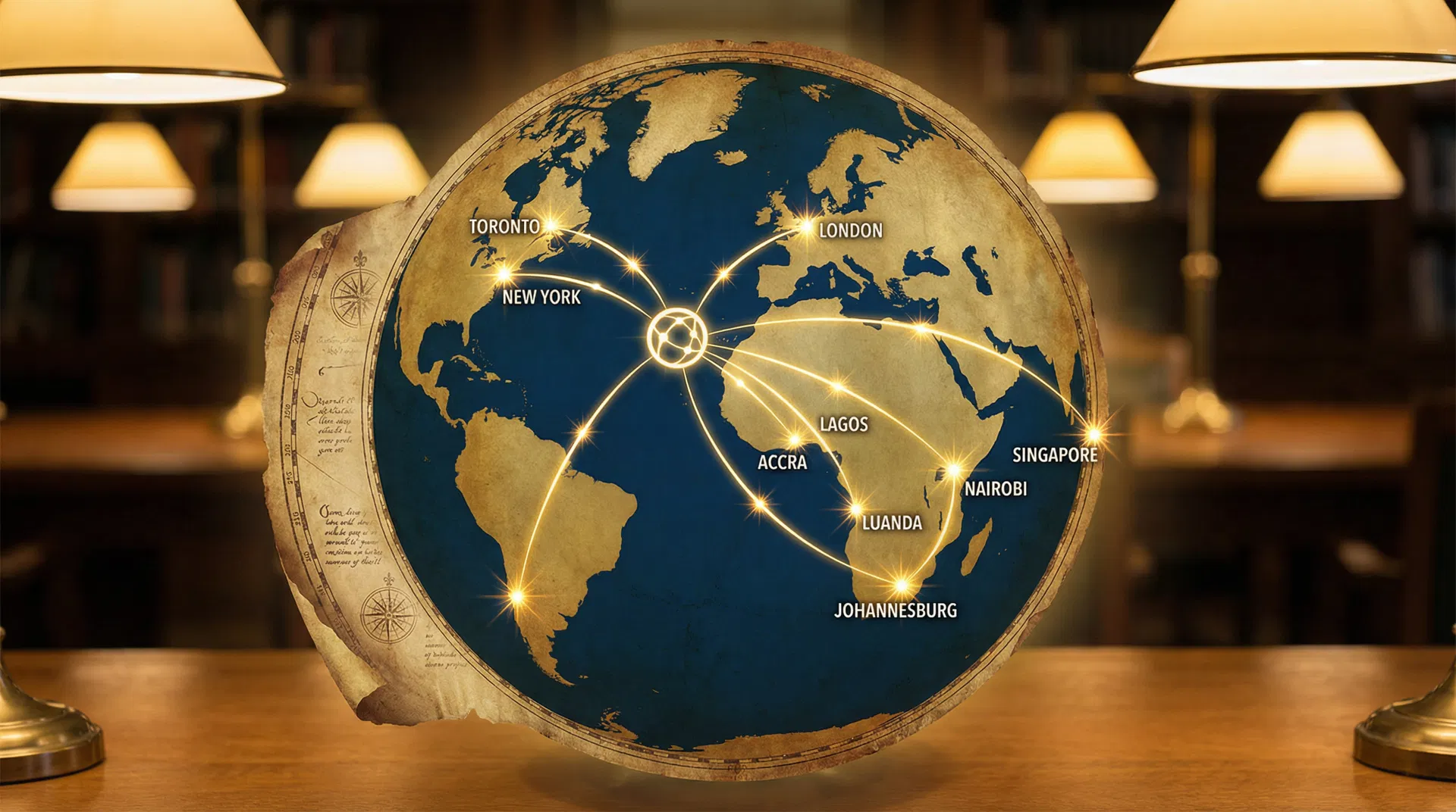 Global reach map showing LIFE Institute's presence across continents