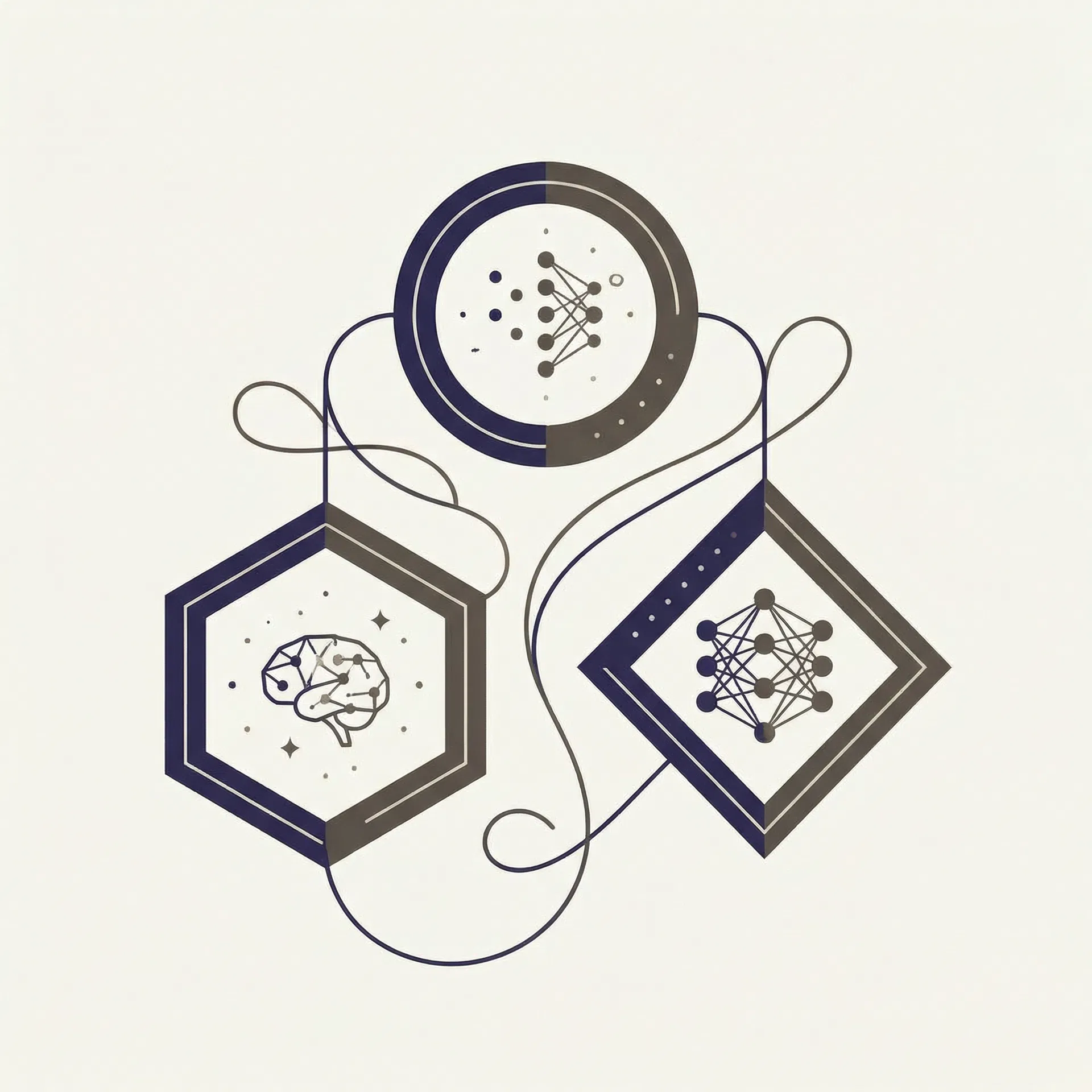 AI process workflow illustration