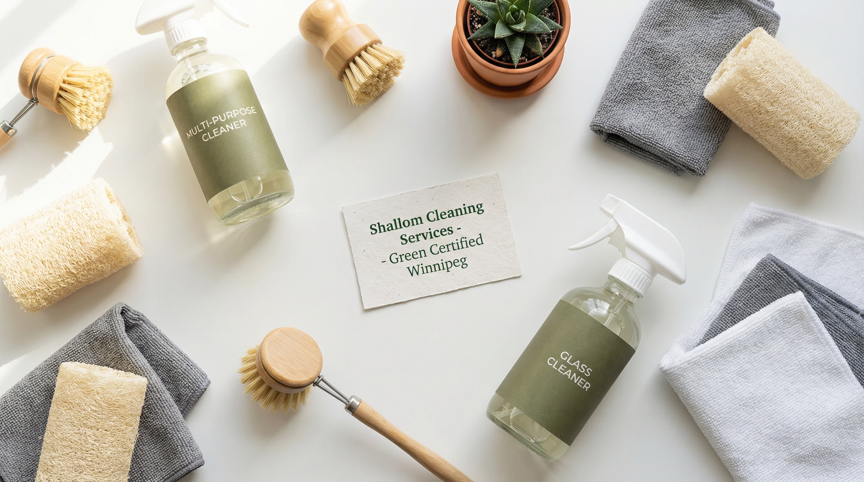 Shallom Cleaning Services using eco-friendly natural cleaning products in Winnipeg