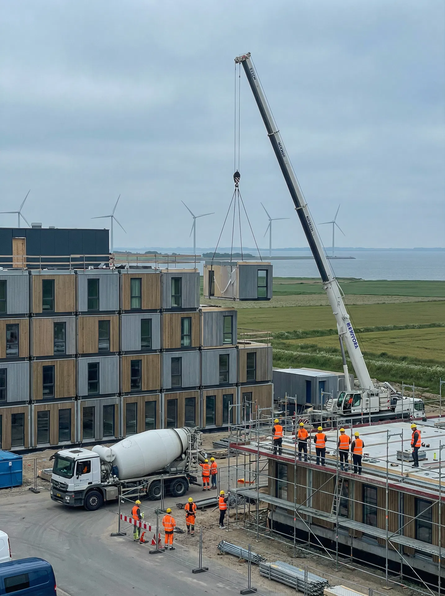 Budowa modułowego hotelu w Danii — projekt obsługiwany przez Care & C