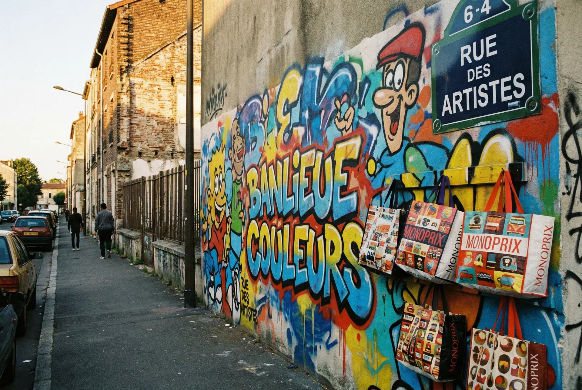 Banlieue Couleurs — mural street art