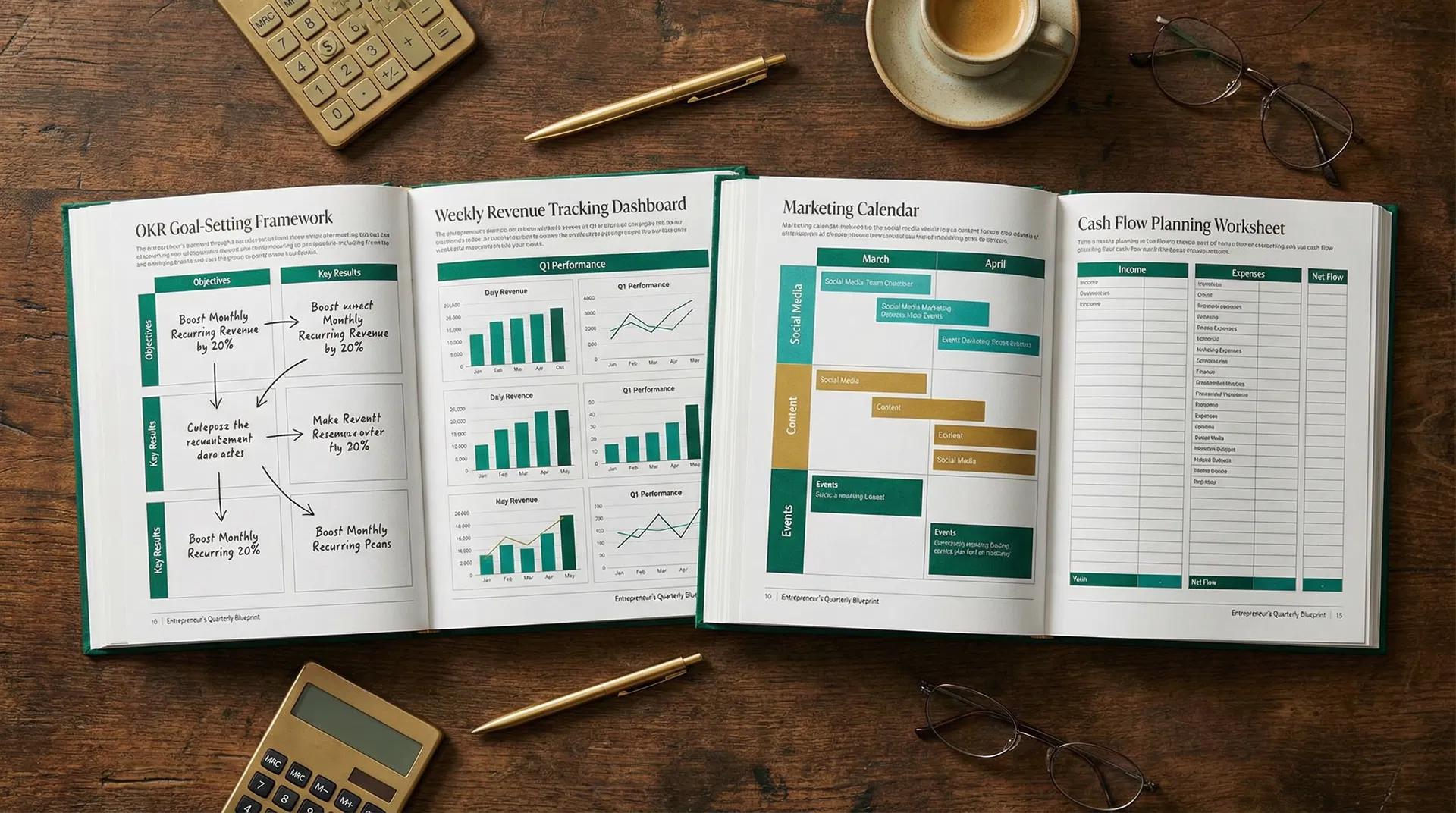 Entrepreneur's Quarterly Blueprint - Inside Pages
