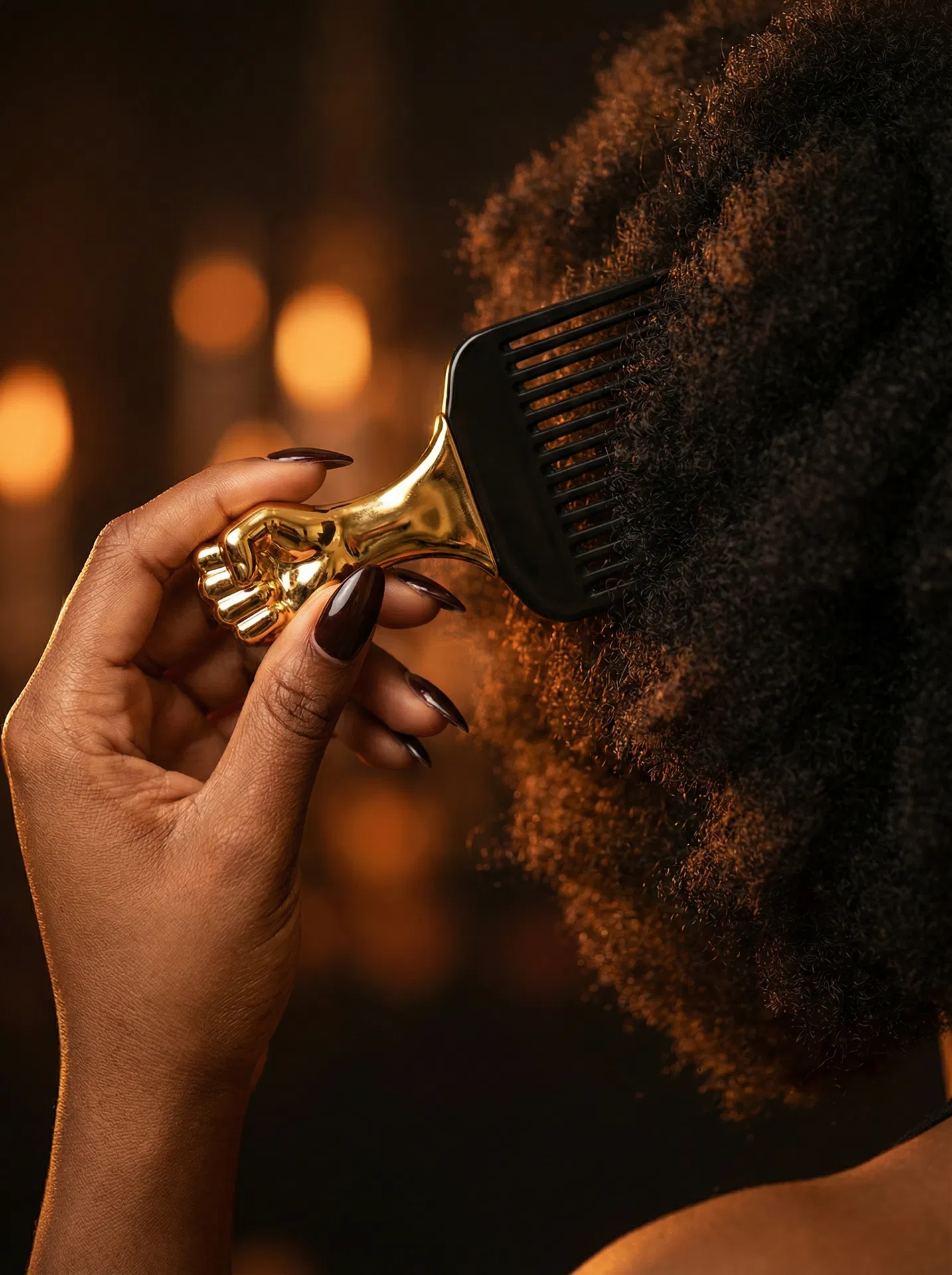 The Crown Pick in use