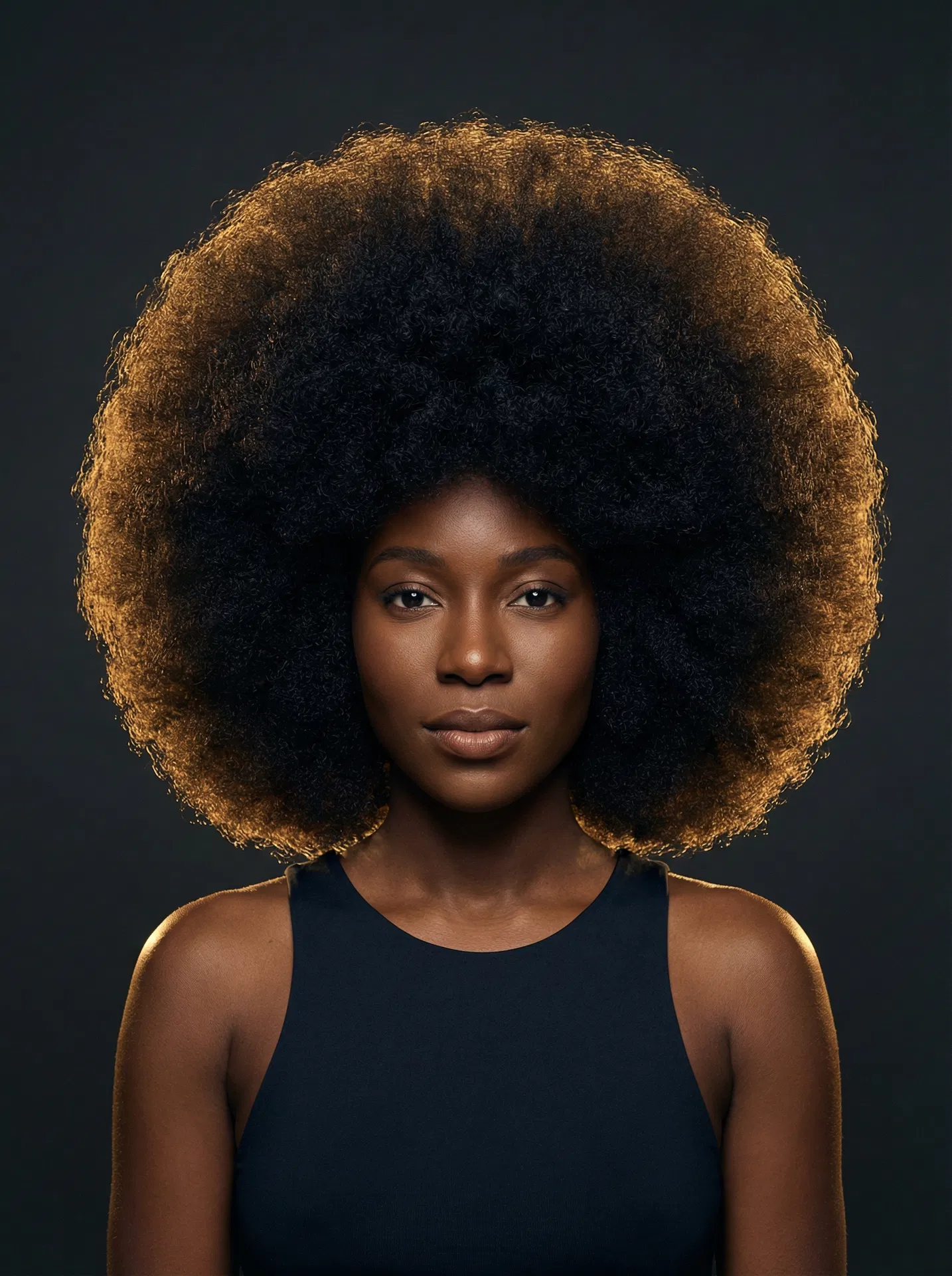 The Afro — Black woman