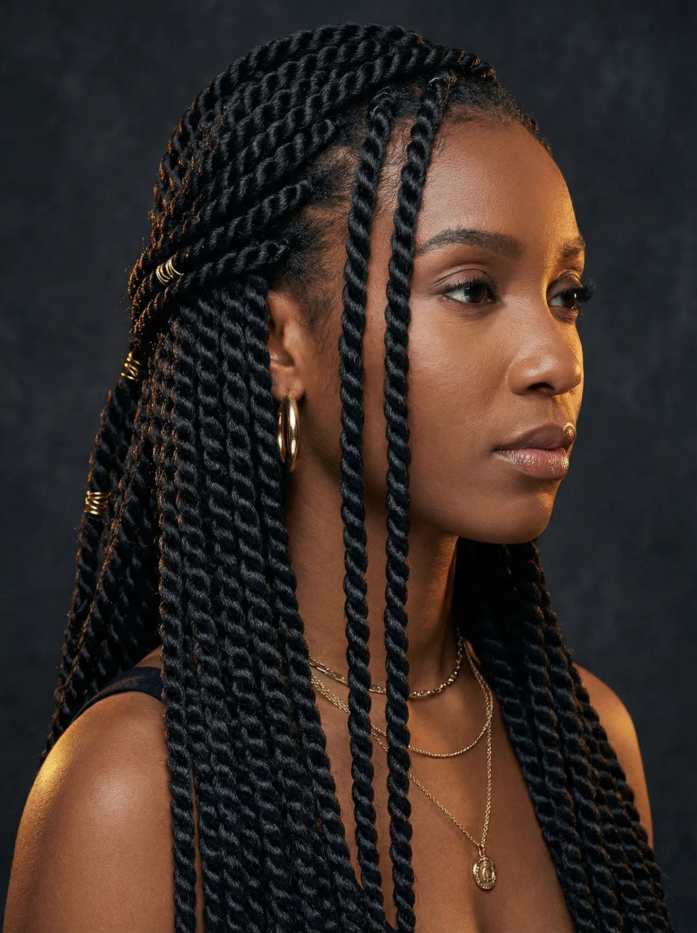 Senegalese Twists — Black woman
