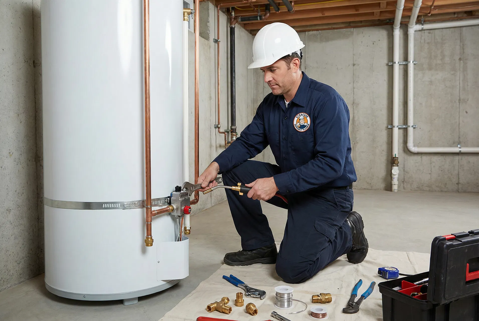 Water Heater Install — Syracuse Emergency Plumber — Fayetteville, NY