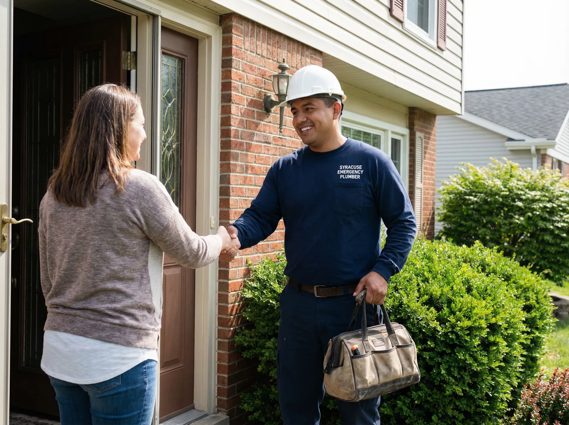 On-Site Service Call by Syracuse Emergency Plumber in Camillus, NY
