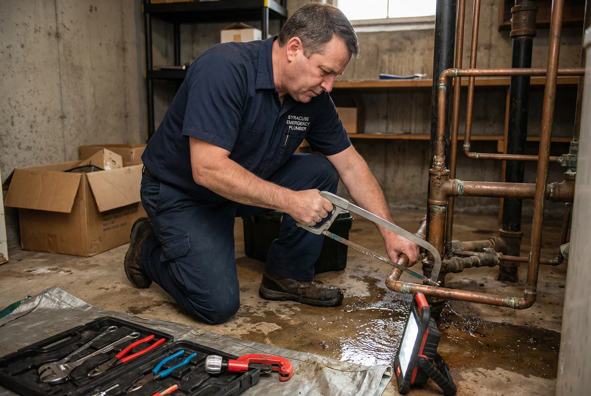Burst Pipe Repair in Solvay, NY — Syracuse Emergency Plumber