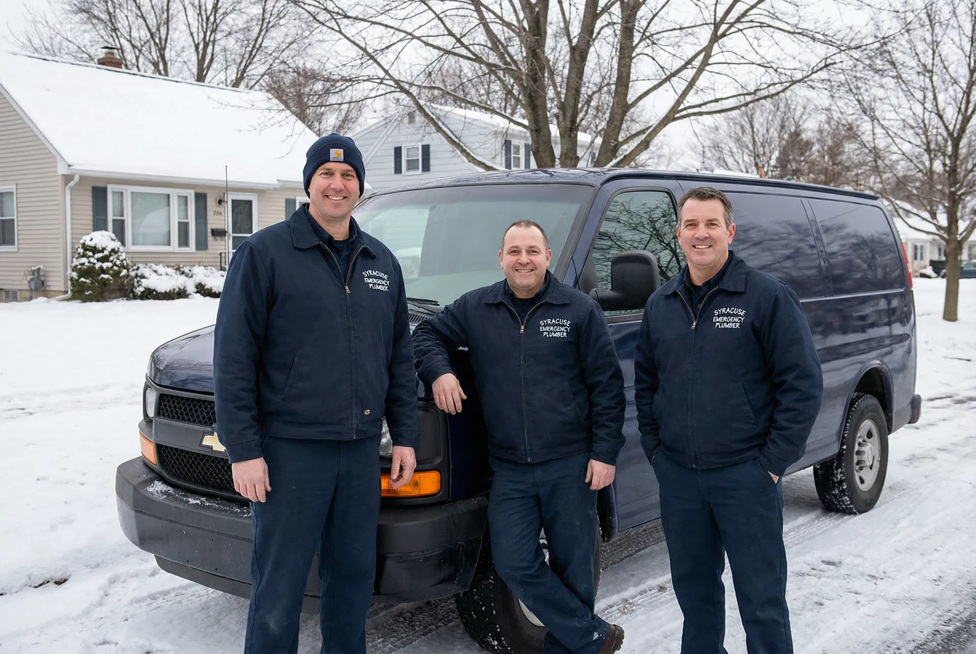 Syracuse Emergency Plumber licensed plumbing team