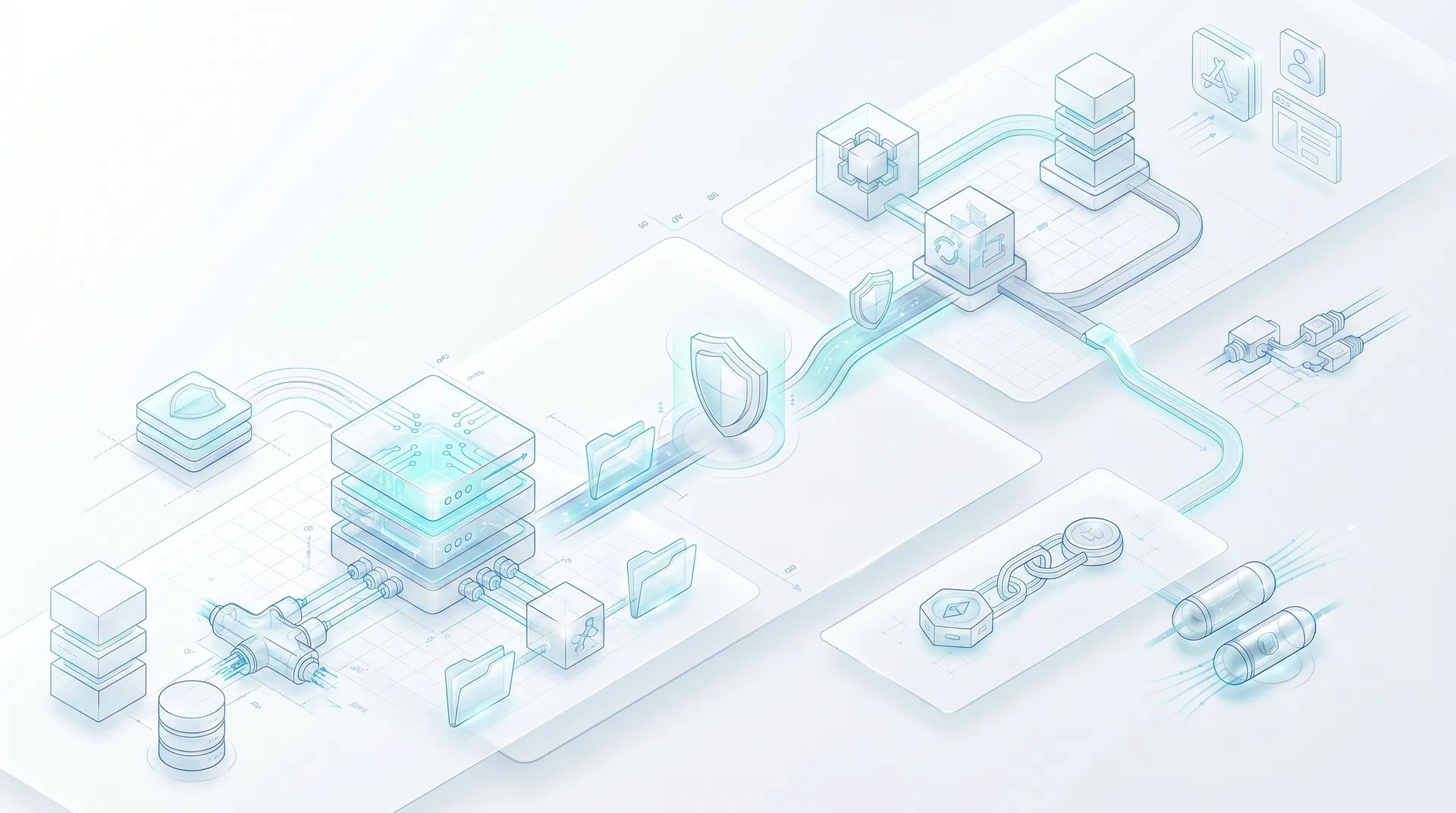 Developer onboarding blueprint artwork