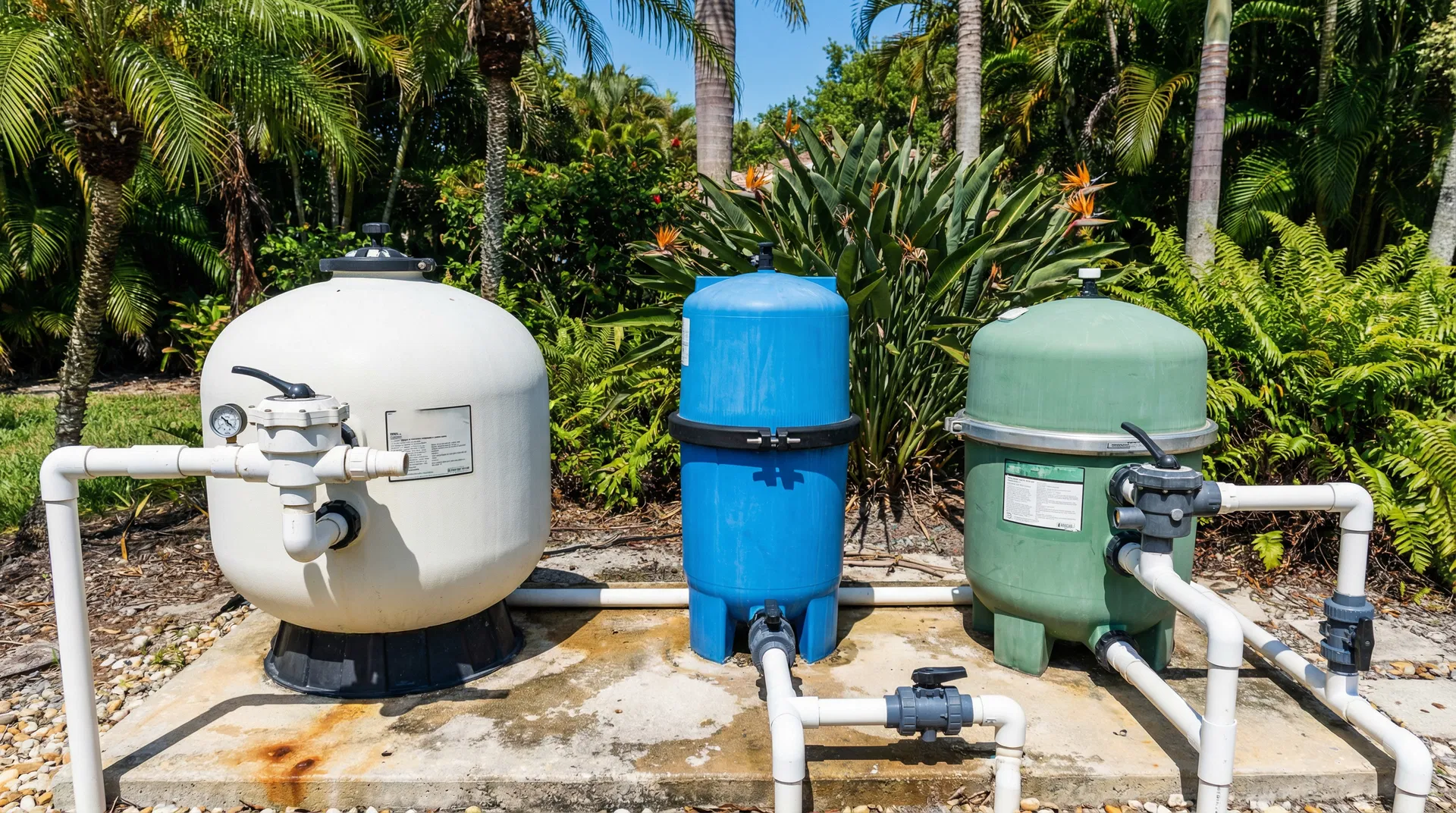 Blog post: Sand, Cartridge, or DE? A Florida Pool Owner's Guide to Choosing the Right Filter