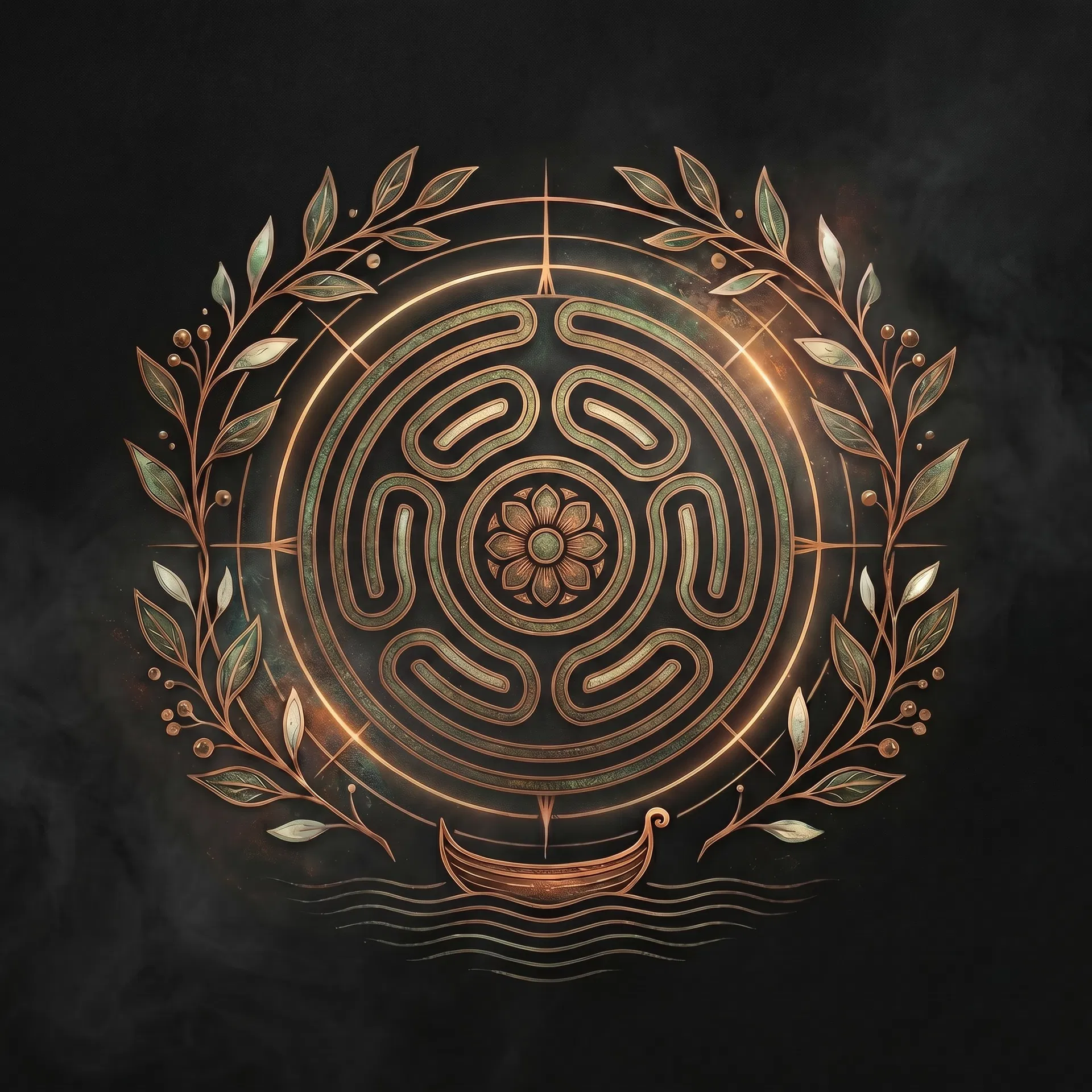 Roda de Hécate na identidade visual da Bruxa do Marketing