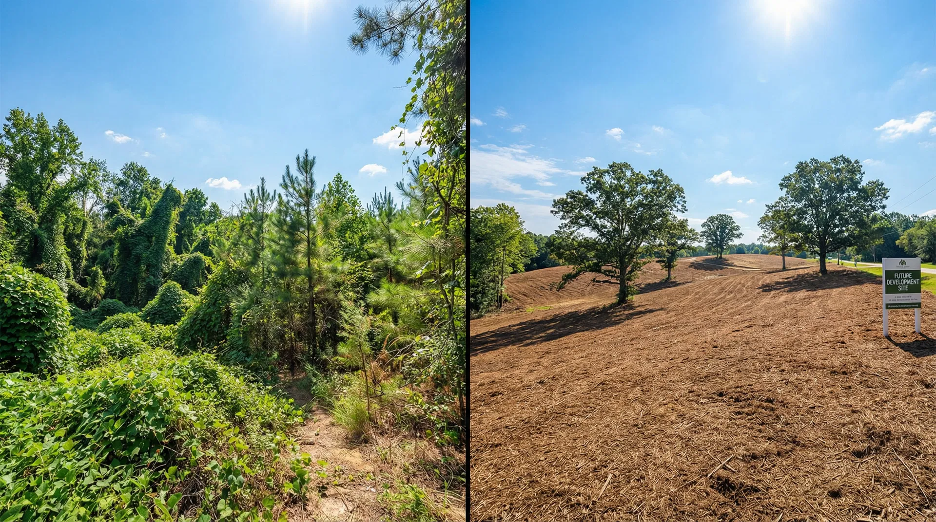 Land clearing services in Mississippi