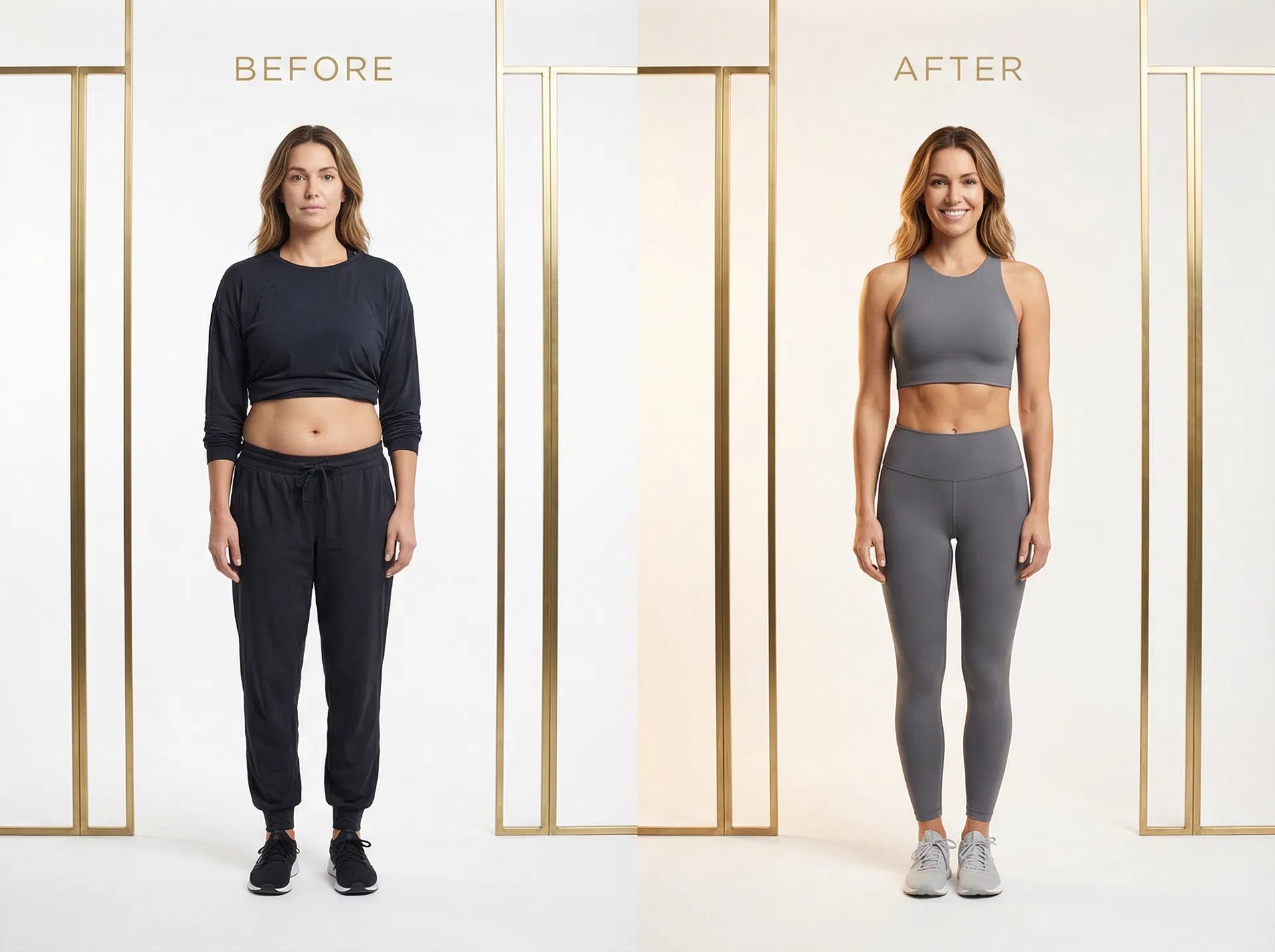 Patient before and after results