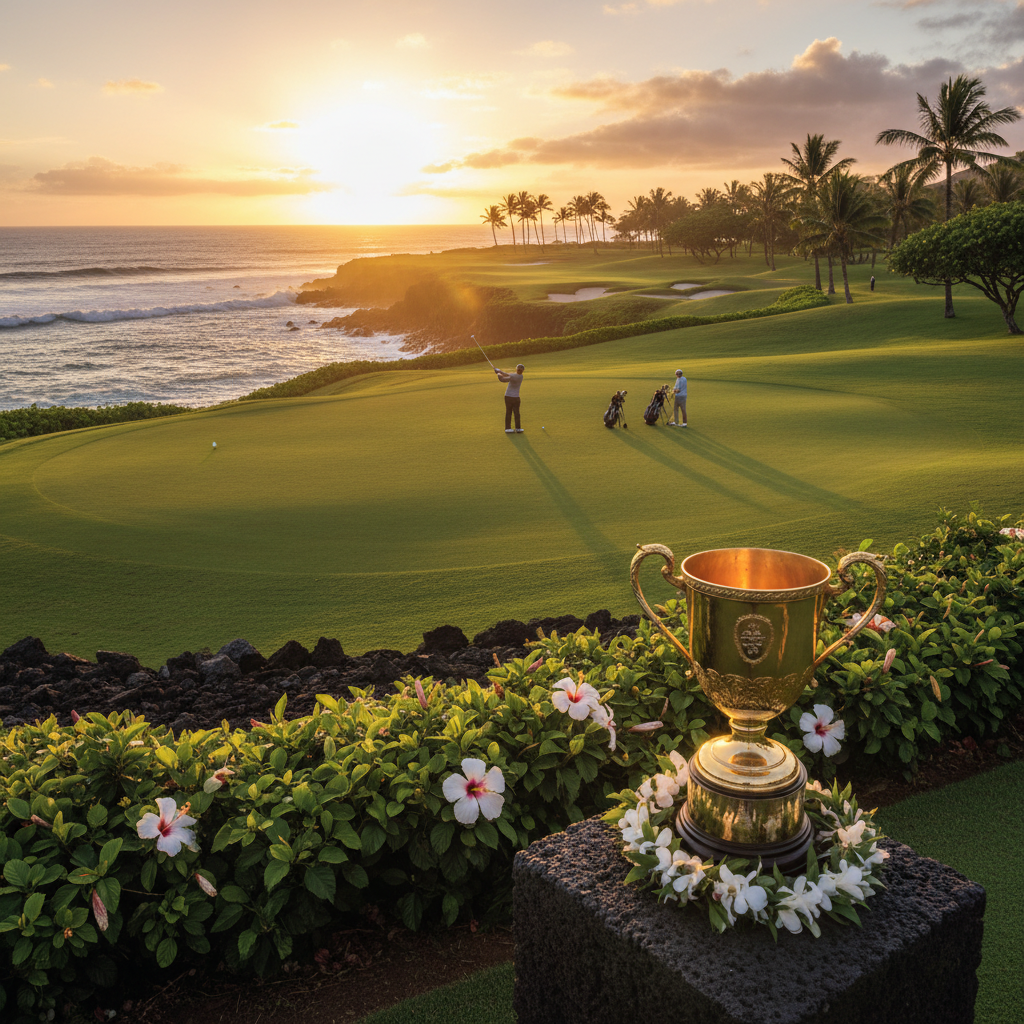 A Golden Gesture: Justin Rose's British Masters Trophy Returns Home, A Testament to Golf's Aloha Spirit