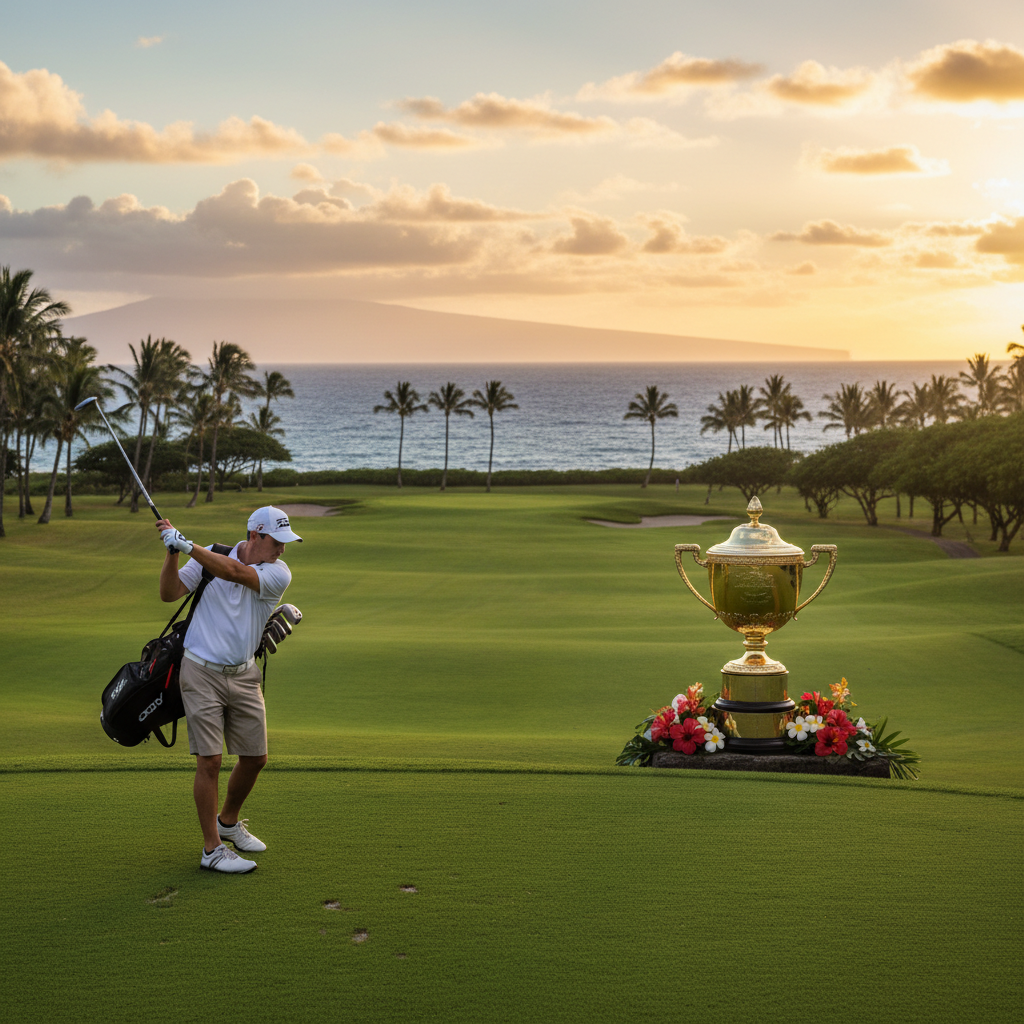 A Golden Gesture: Justin Rose's British Masters Trophy Returns Home, A Testament to Golf's Aloha Spirit
