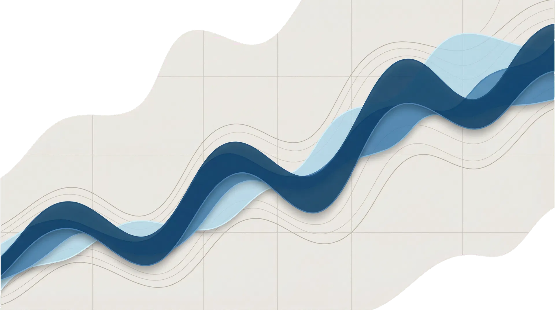 Abstract analytical wave graphic for Bright Levant