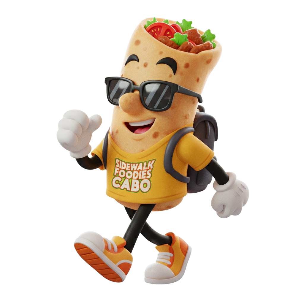 Burrito mascot walking