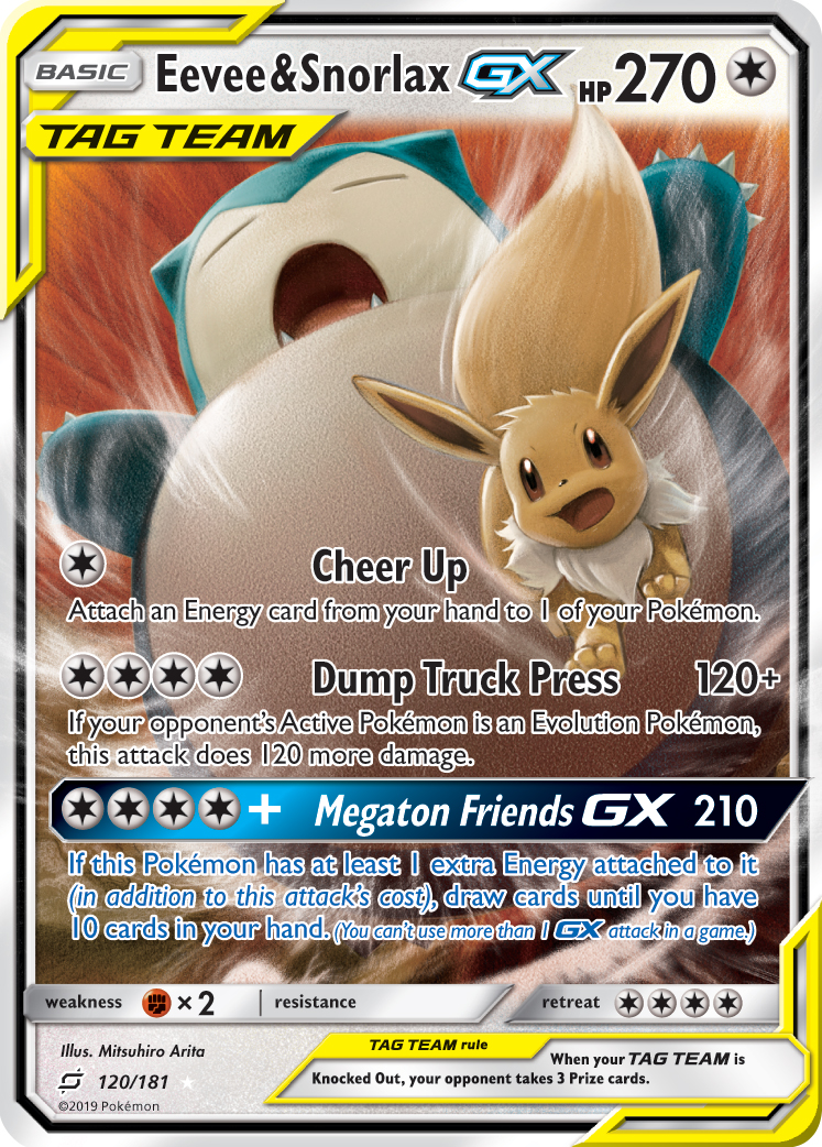 Eevee & Snorlax GX - 297/SM-P