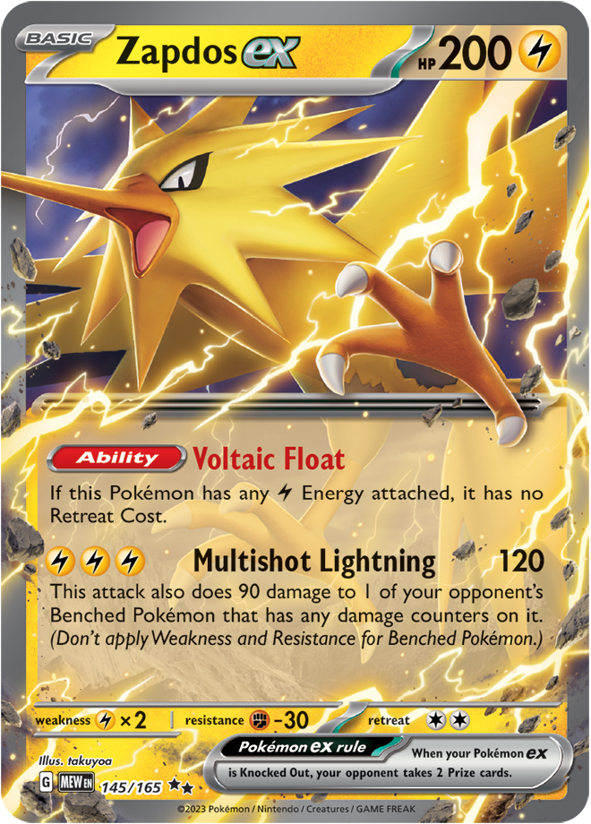 Zapdos ex - 204/165